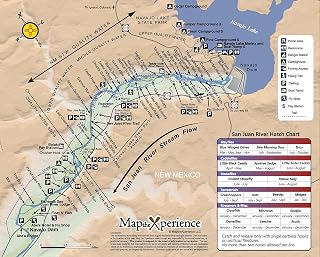 San Juan River, New Mexico Fishing Map
