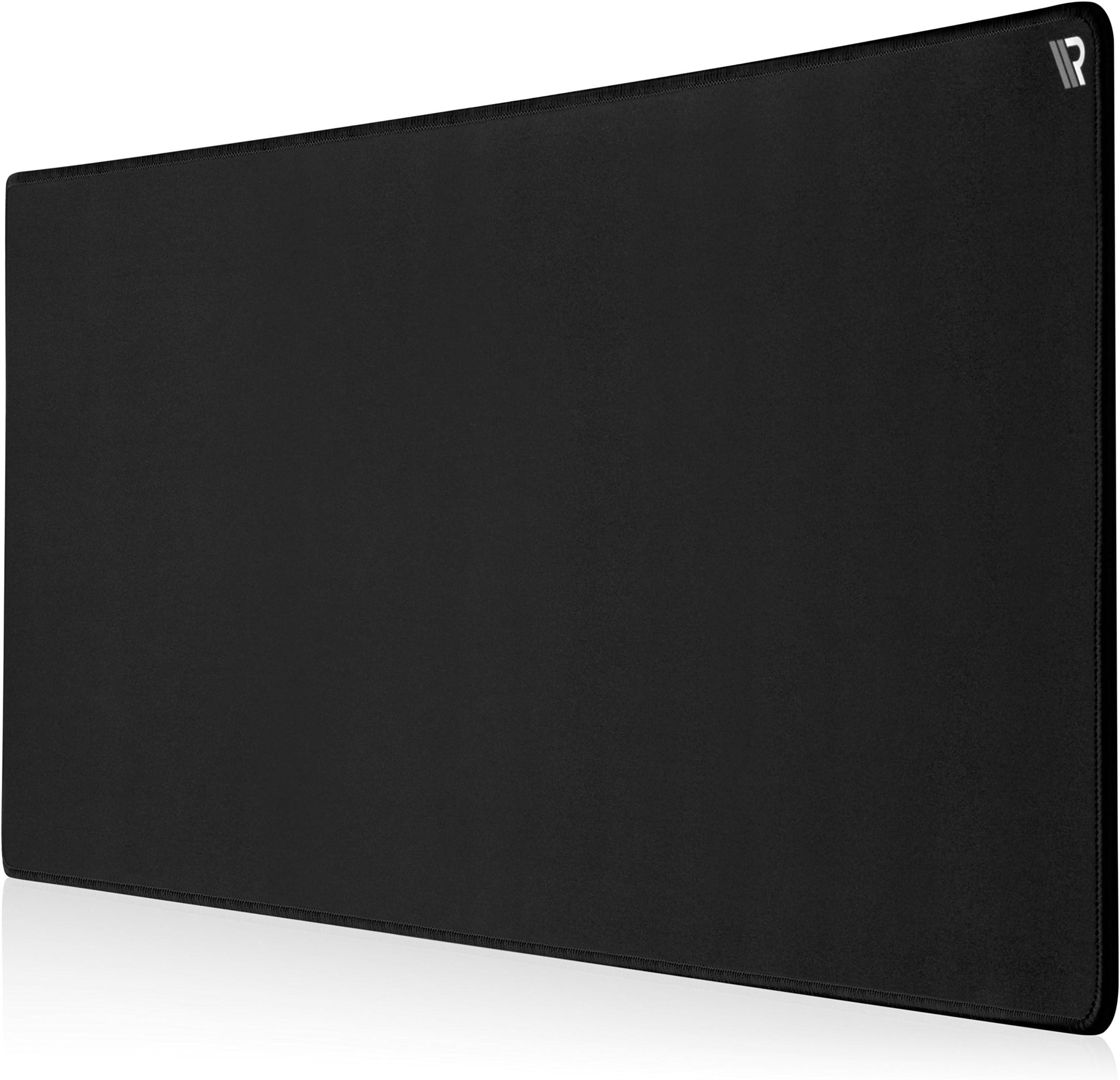 Raw PC Gear - Extended Mouse Pad 36"x12" - 4mm Thick - Minimal Logo - Stitched Edges & No-Slip Rubber Backing - Extra Large XXL Wide & Long Mouse Mat
