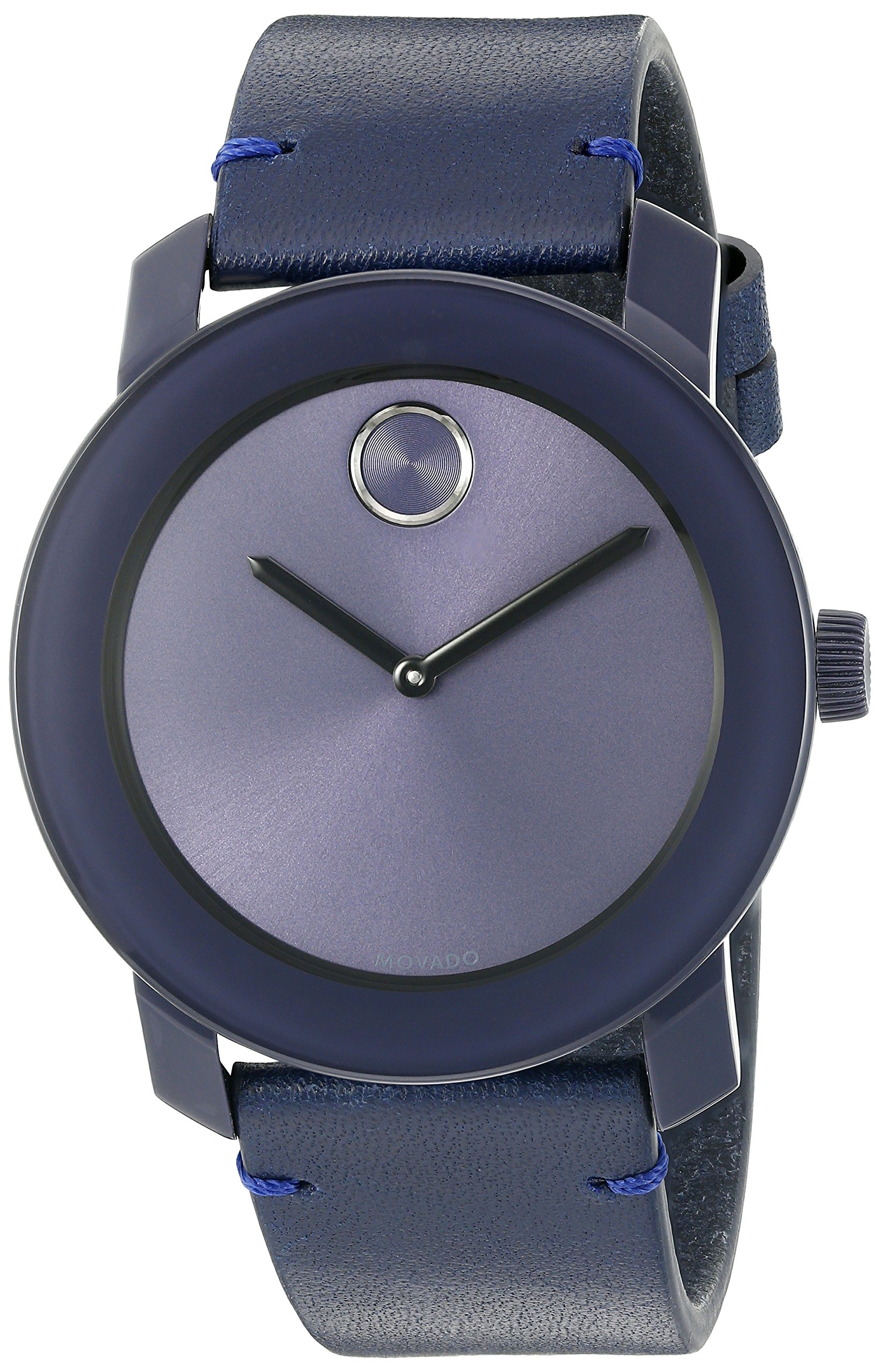 blue movado watch men