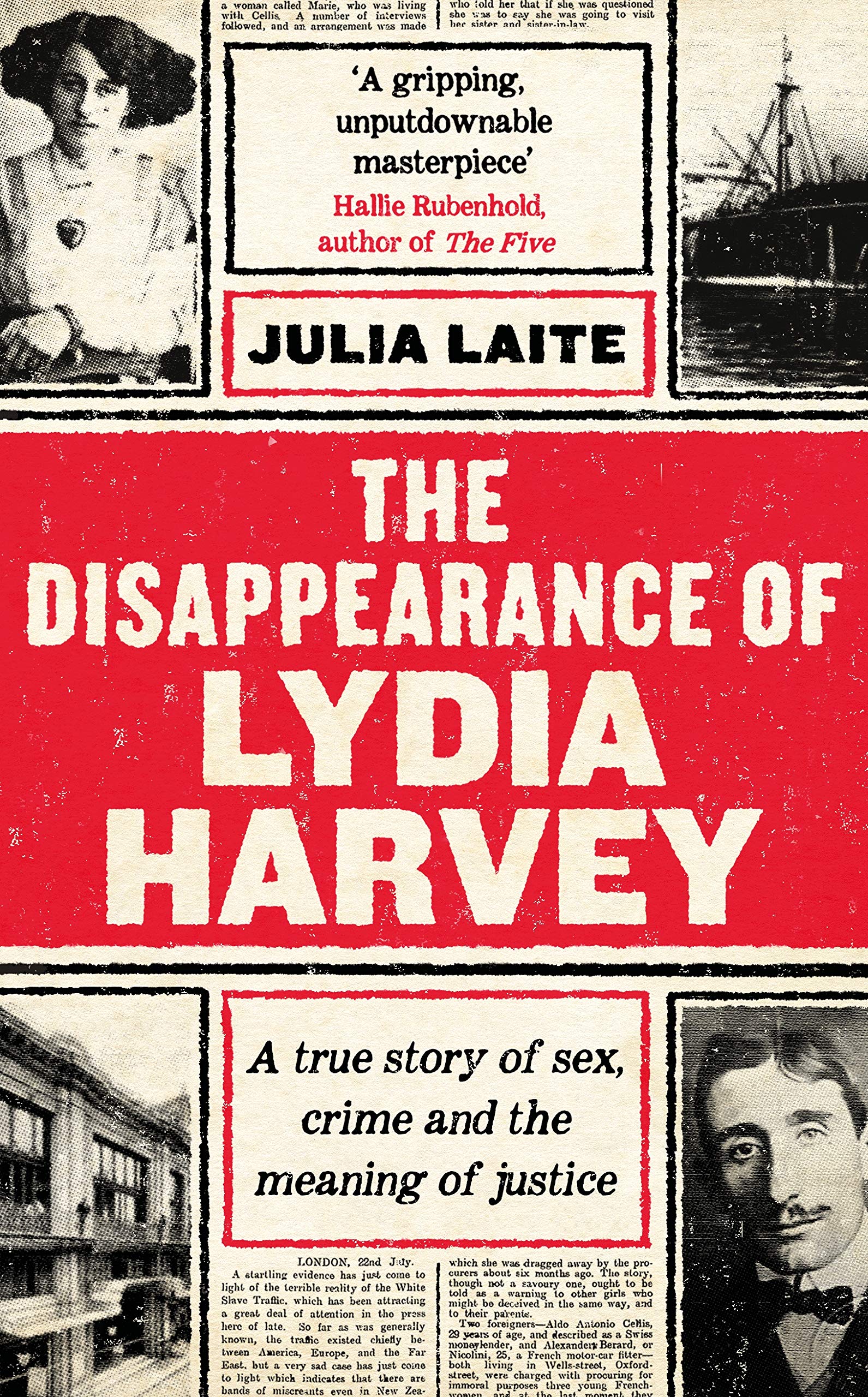The Disappearance of Lydia Harvey by Julia Laite (Hardback Book)