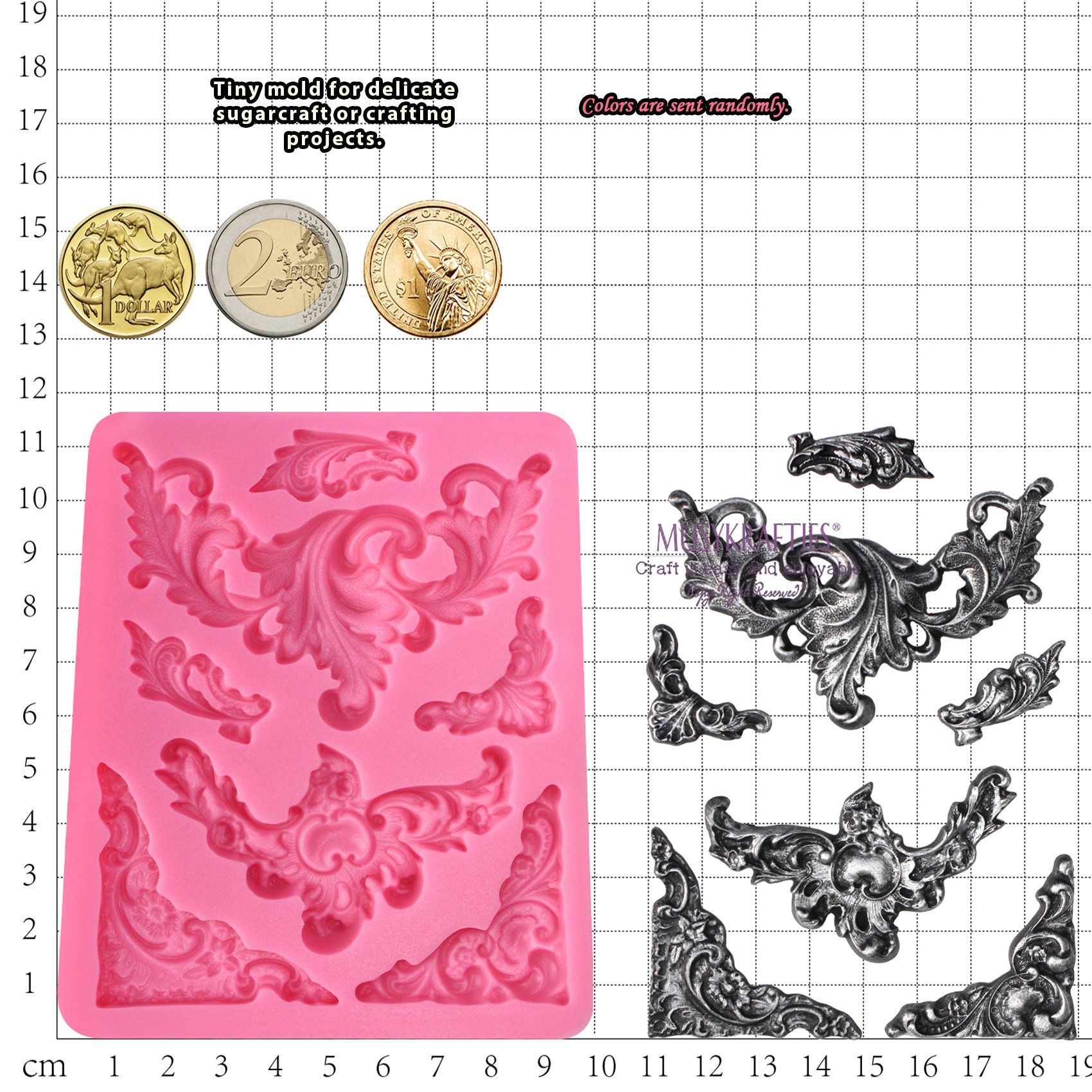 Stampi in silicone a forma di rosa, per cioccolato, per foto