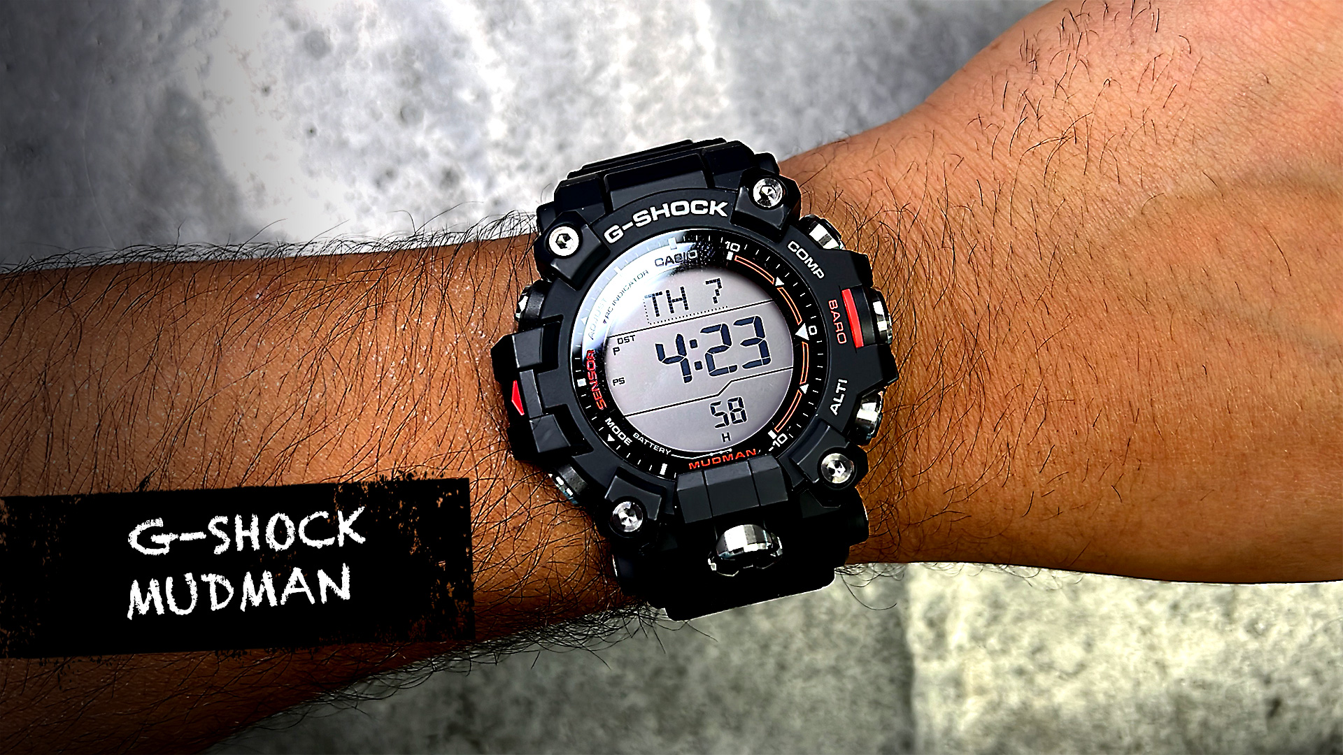 Watch G-Shock Mudman GW-9500-1JF Master of G Series Triple Sensor