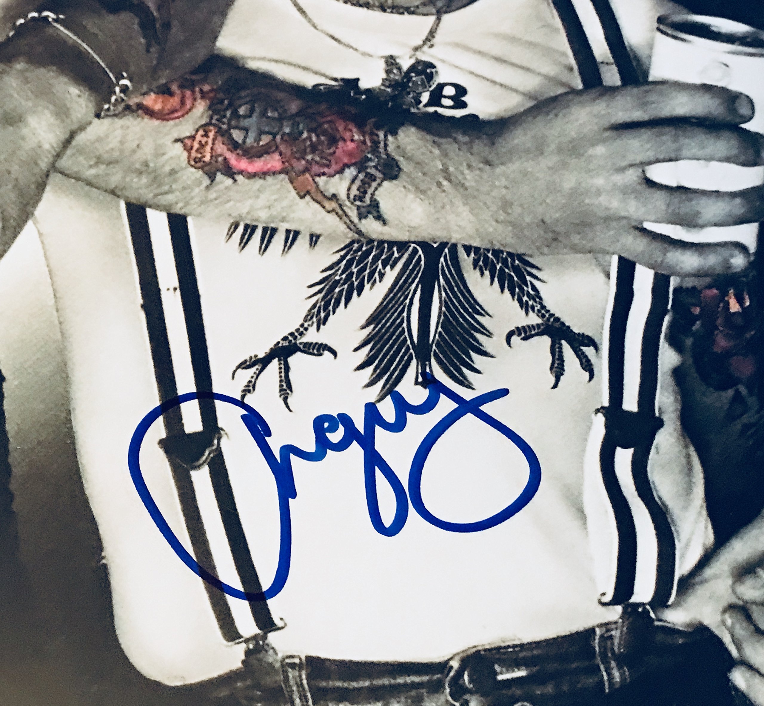 Rose Tattoo album signed Angry Anderson assault & battery lp