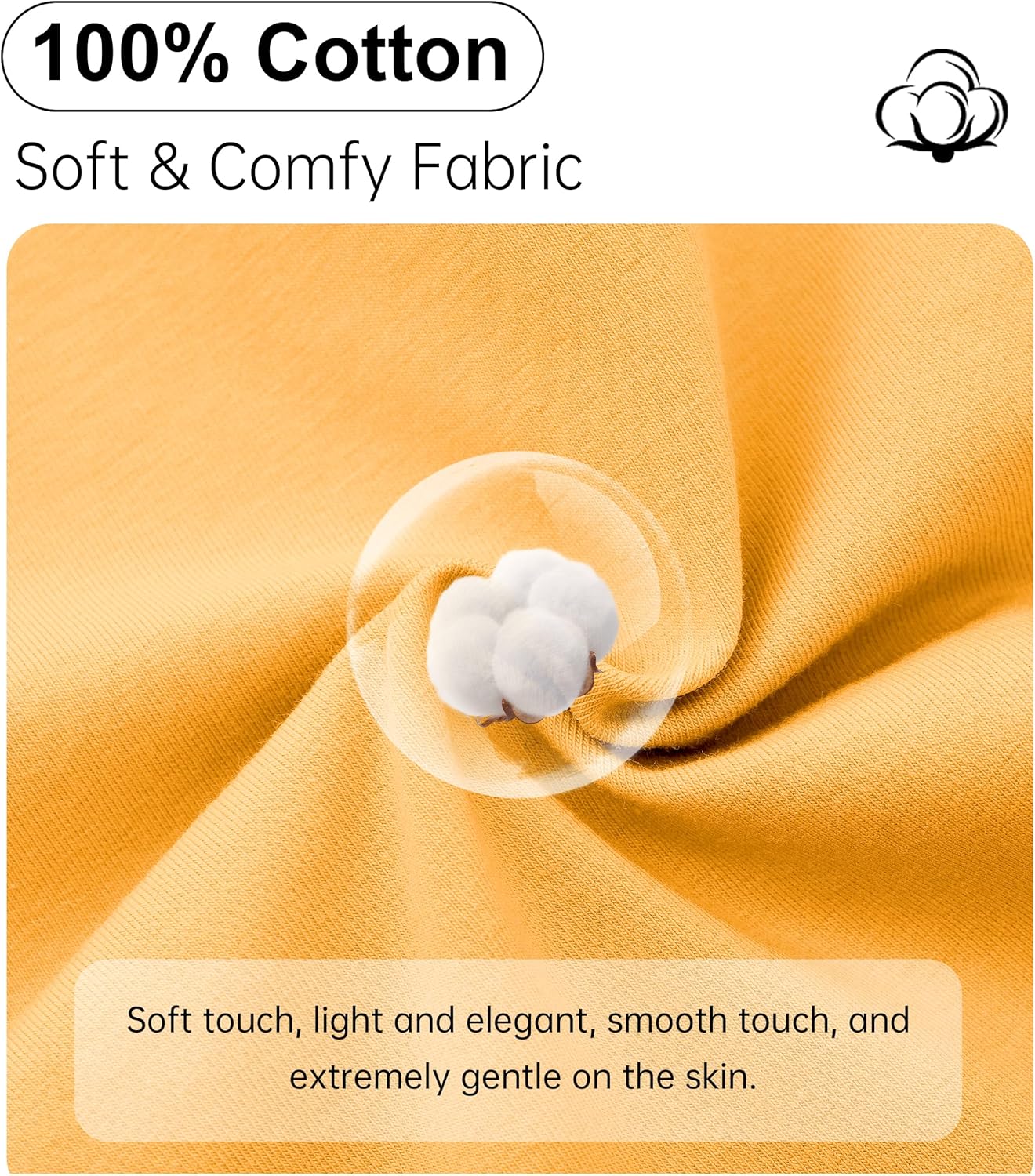 ANLIQI Women's 100% Cotton Pajama Sets Pjs Sleepwear for Women 2 piece Short Sleeve with Capri Pants Soft & Comfy Lounge Set - Image 5