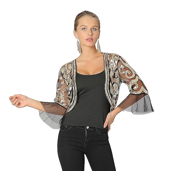 sparkly bolero jacket