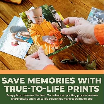 Photo Prints 4x6 Premium Quality Matte or Glossy Finish Professional Photo Paper Ideal for Frames, Scrapbooks & Gifts Set of 10 Custom Prints