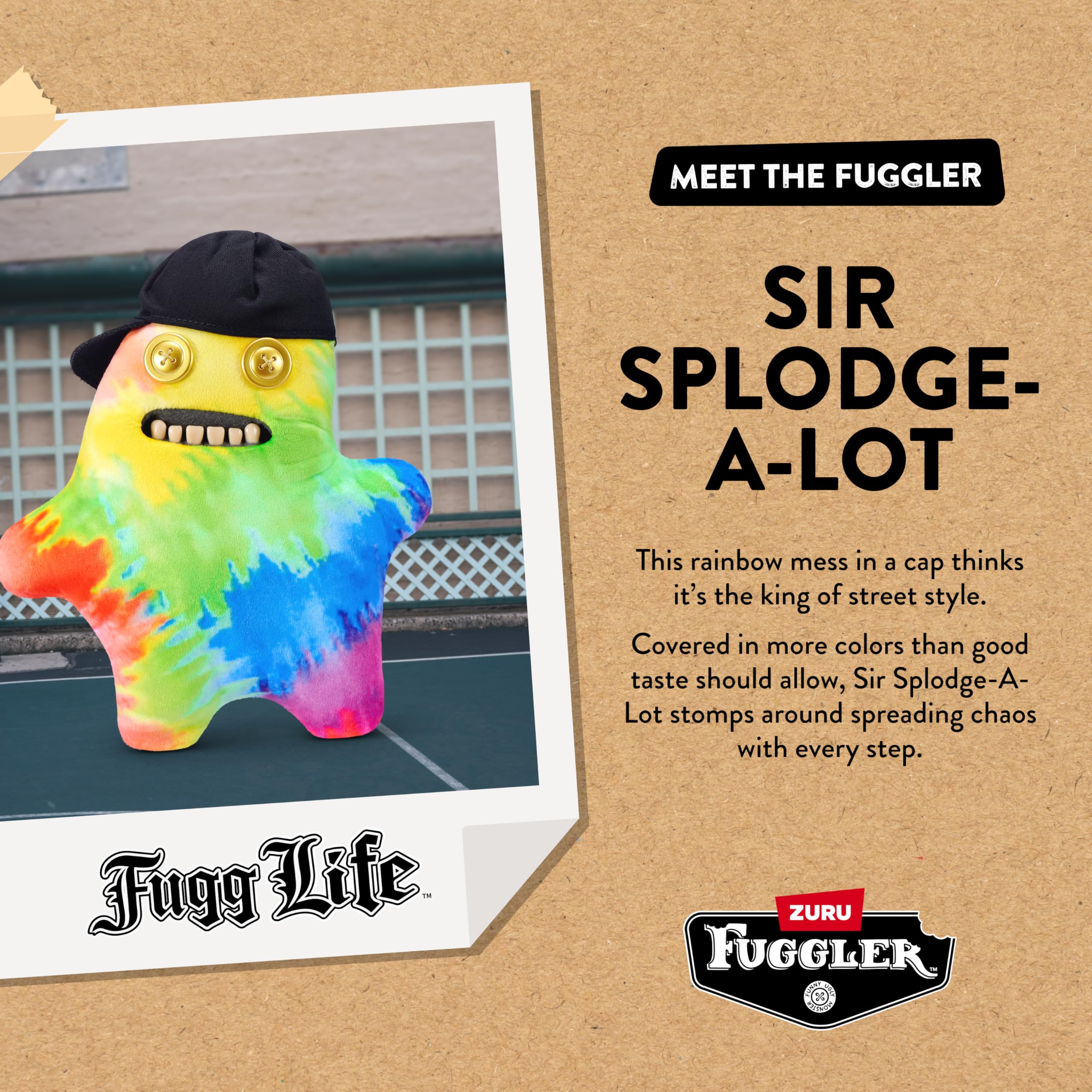 Fuggler 9" CORE-SERIES 1-FUGG LIFE PLUSH 9" (Sir Splodge A Lot)