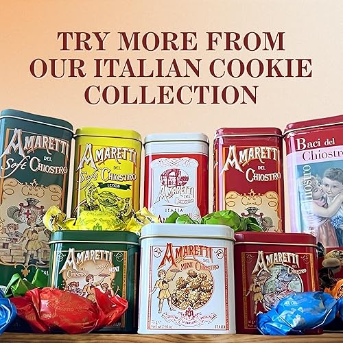 Miniatura 6 de Amaretti Del Chiostro Di Saronno Auténticas Galletas italianas Amaretti – Galletas crujientes de almendras para té o regalo – Galletas italianas –