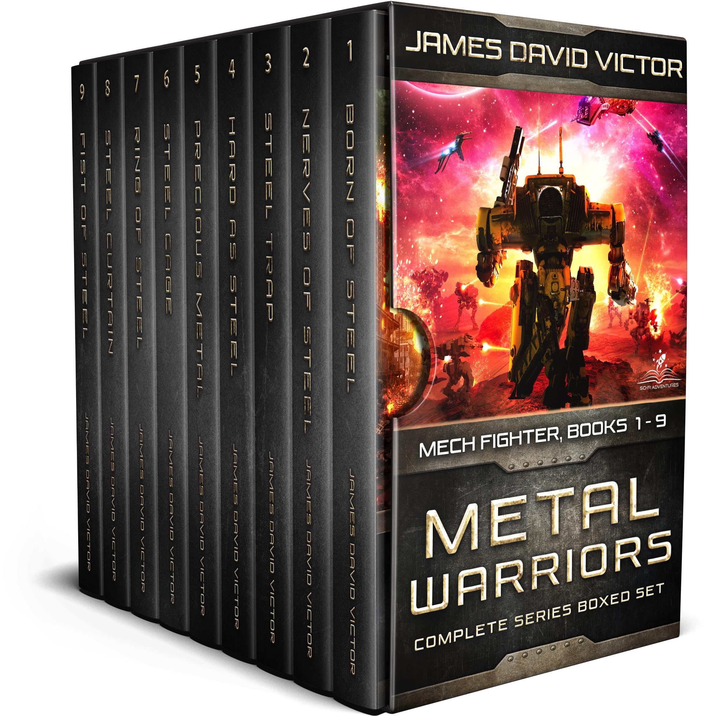 Metal Warriors Complete Series Boxed Set: Mech Fighter, Books 1 - 9 (Sci-Fi Adventures)