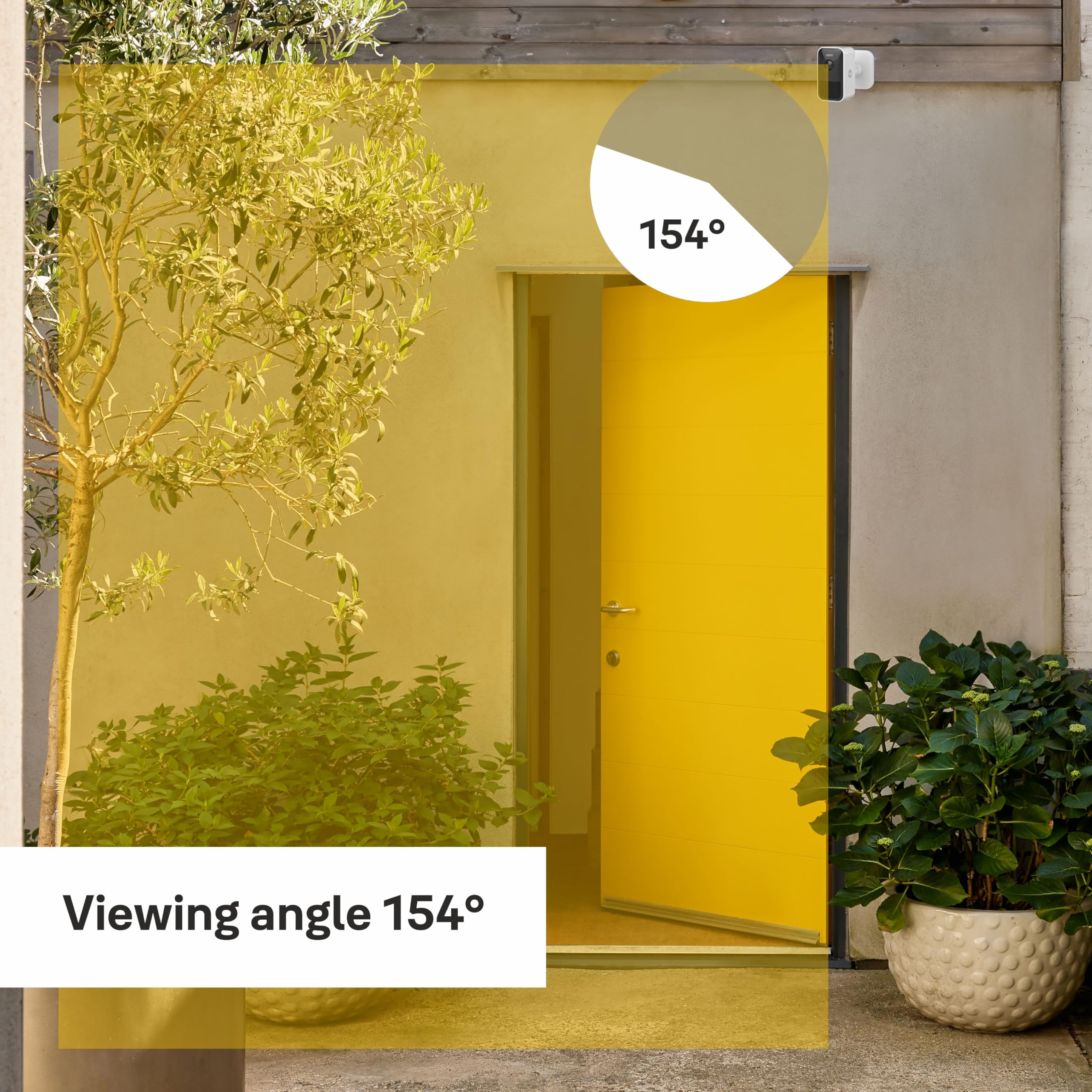 Yale - Smart Outdoor WiFi Camera | Full HD Live View & Two-Way Audio | Motion Recordings | Cloud Recording | Customisable Zones & Scheduling | Night Vision | Spotlight Home app 2