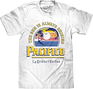 Tee Luv Men's La Cerveza Del Pacifico Beer Shirt