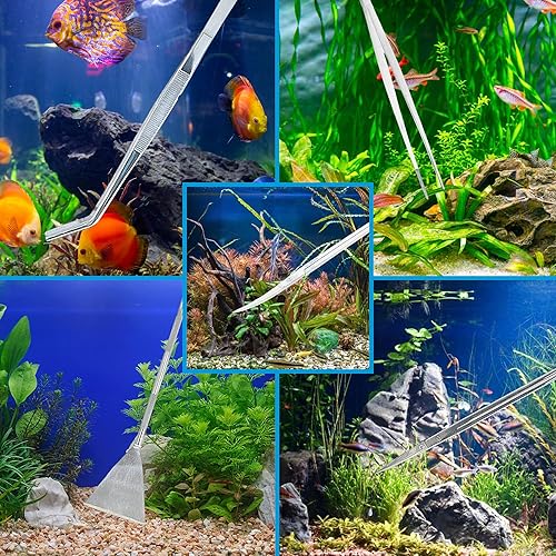 Miniatura 3 de YNR Pro Deluxe - Kit de herramientas para acuario, tanque de plantas acuáticas, 5 piezas, bolsa