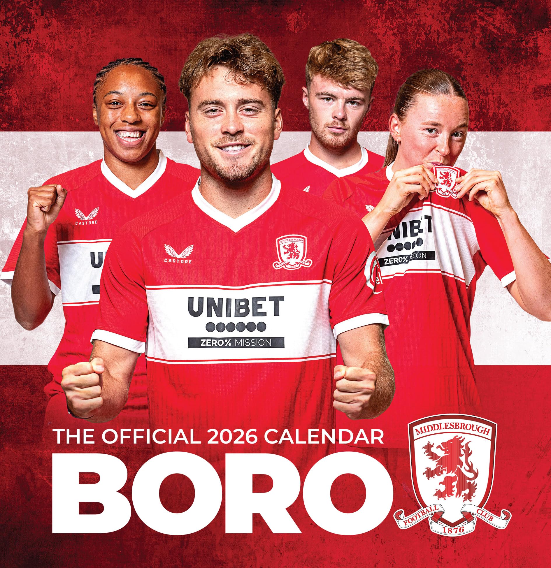 The Official Middlesbrough Desk Calendar 2026 by twocan design - 9781916755901
