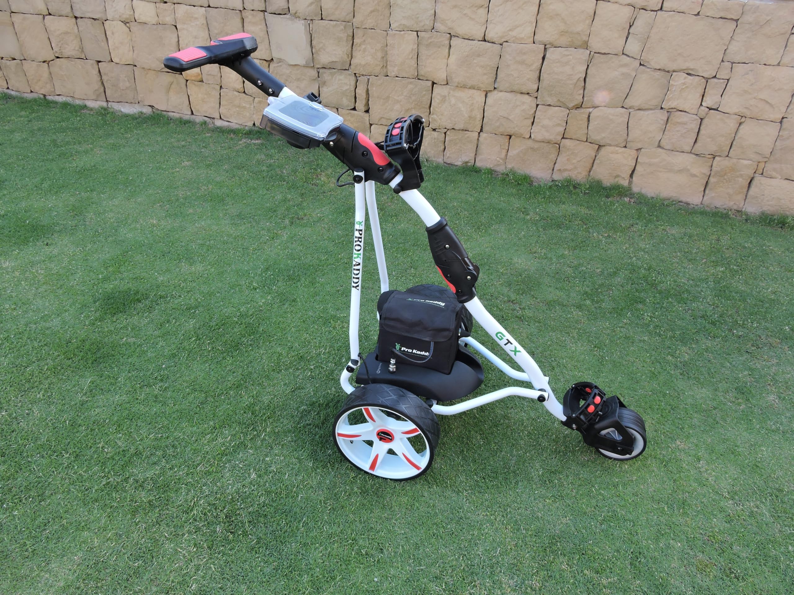 Carro de Golf eléctrico P1T2 Blanco con batería de 12V 33 amp