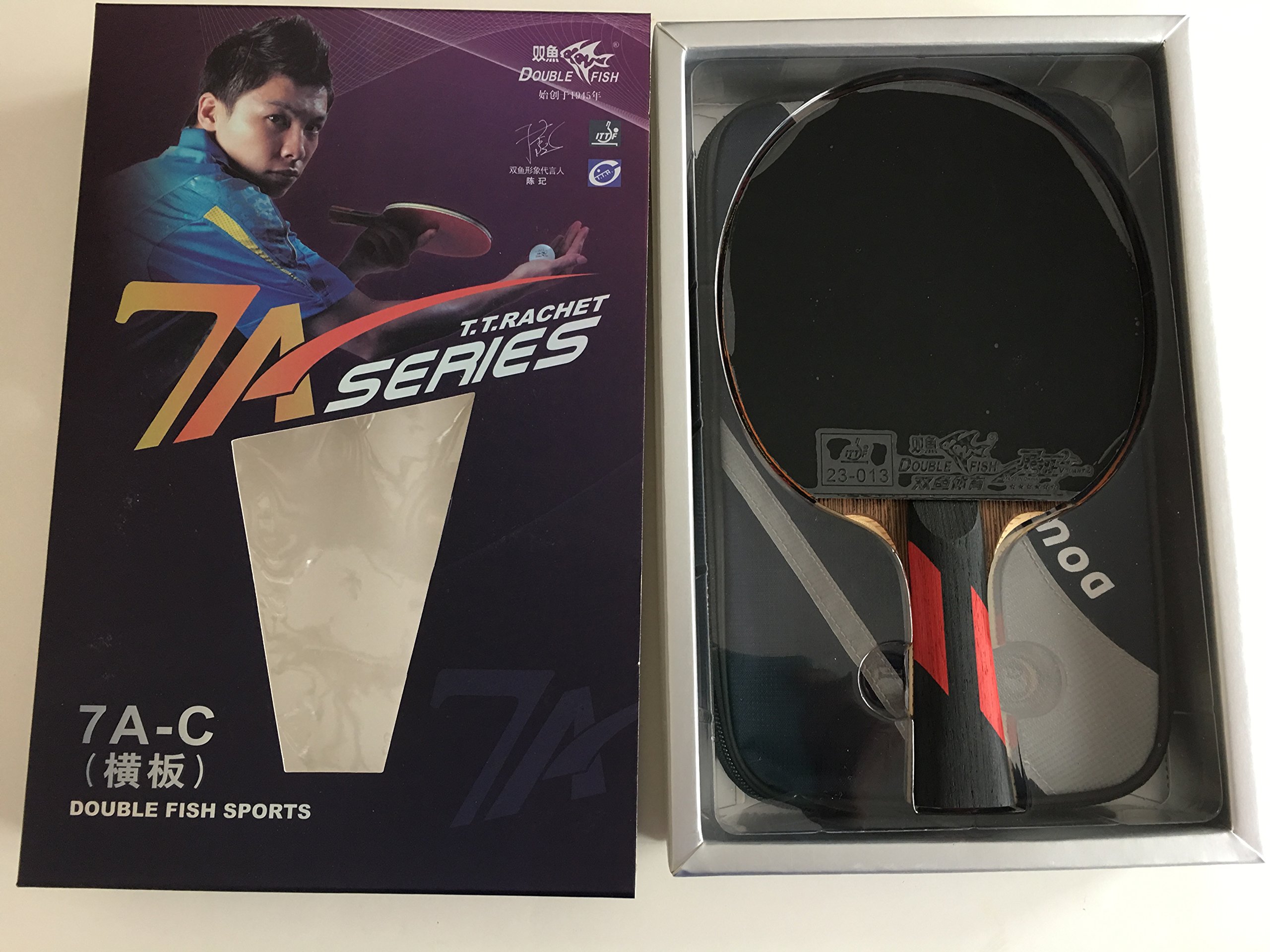 Racchetta Da Ping Pong Double Fish 7A - Veloce, Per Giocatori Seri - Foto 6