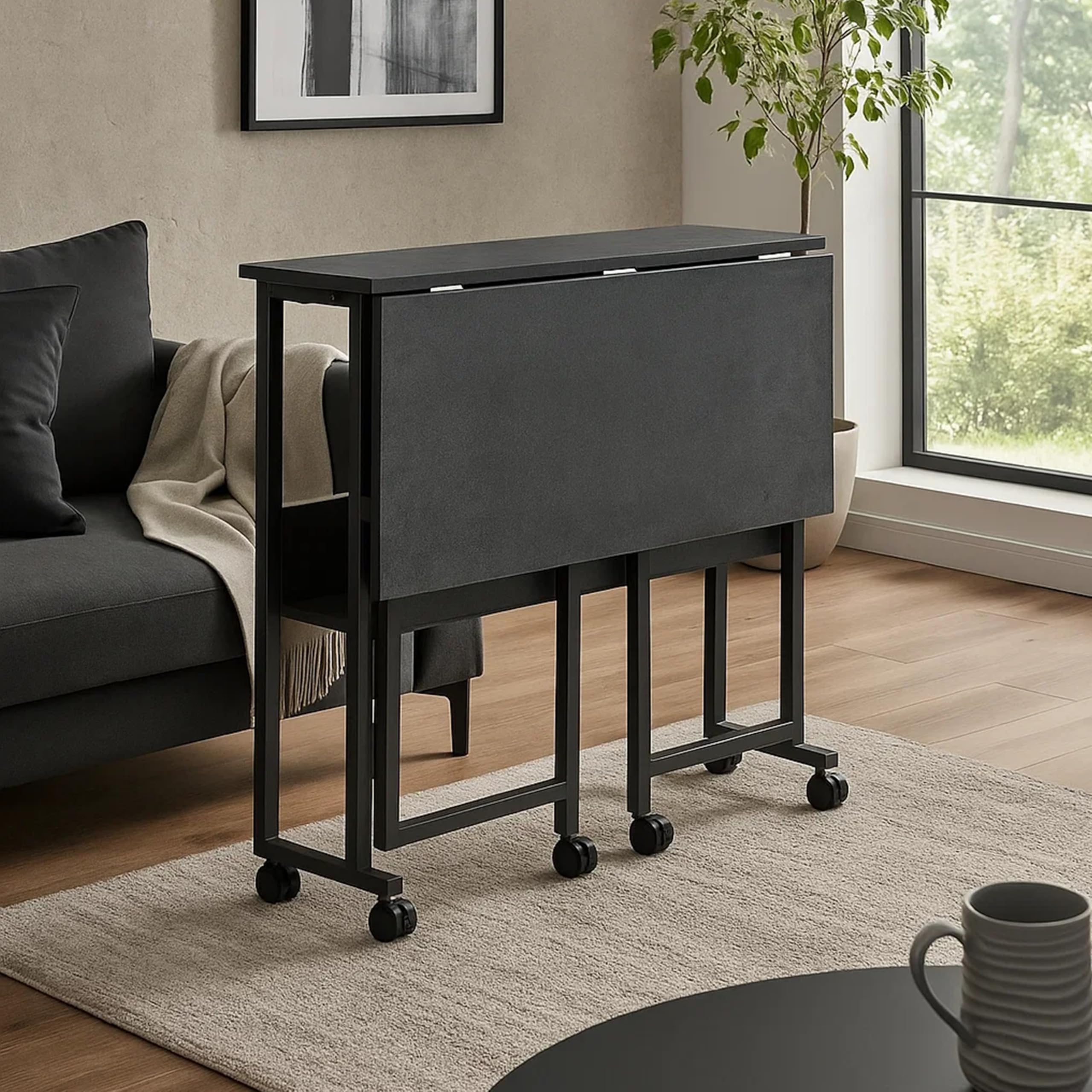 Amazon | SYALEN 折りたたみデスク テレワークデスク 幅80 奥行