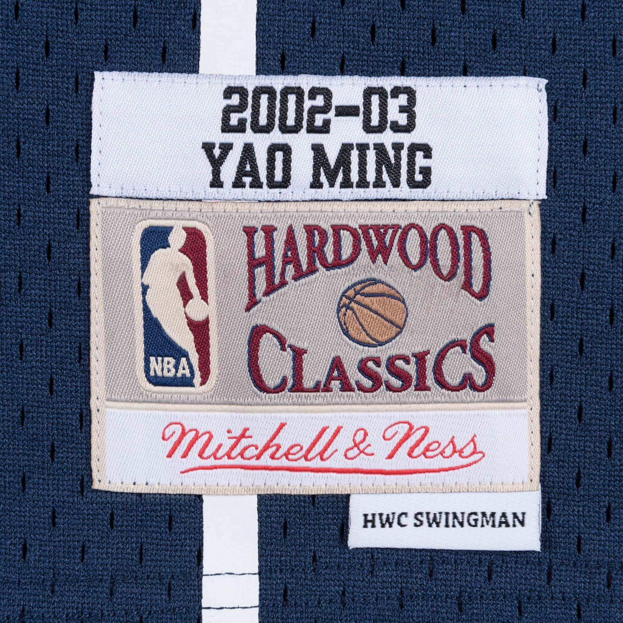 Mitchell & Ness Yao Ming #11 Houston Rockets 2002-03 Swingman NBA Trikot Navy, S
