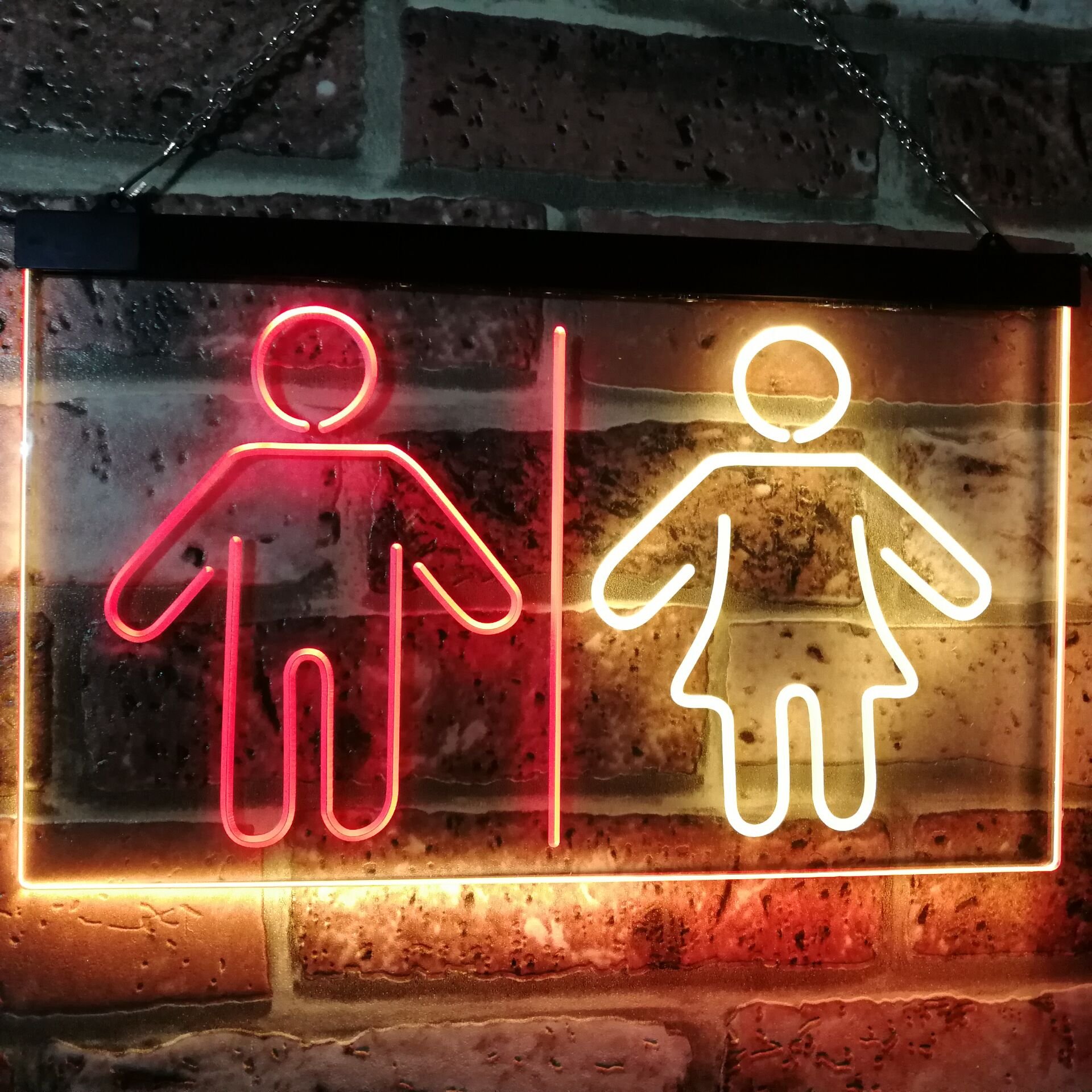 Amazon | Toilet Man Woman Male Female Washroom WC Restroom Dual