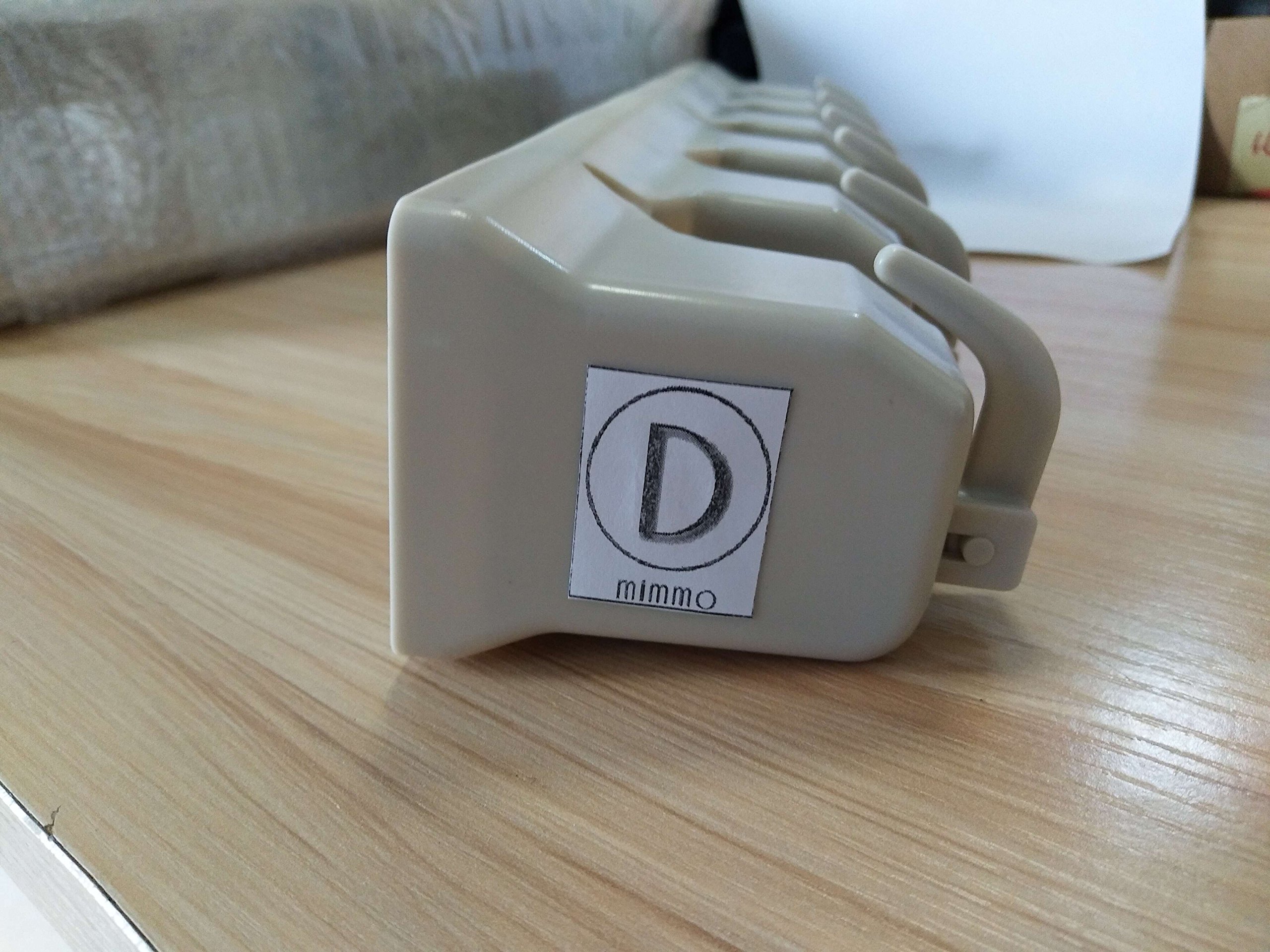 D-Mimmo Broom Mop Holder 5 Slots Wall Mounted Hanging Hardware Included Home Storage Solutions