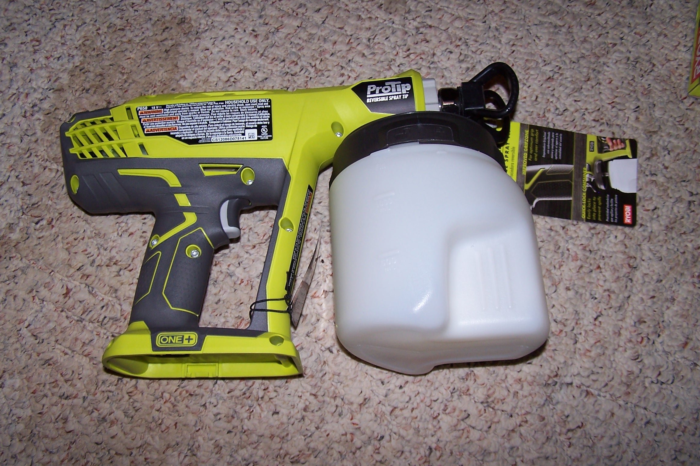 Ryobi Cordless Paint Spray P651k Makita Ryobi P651k 18 Volt One+