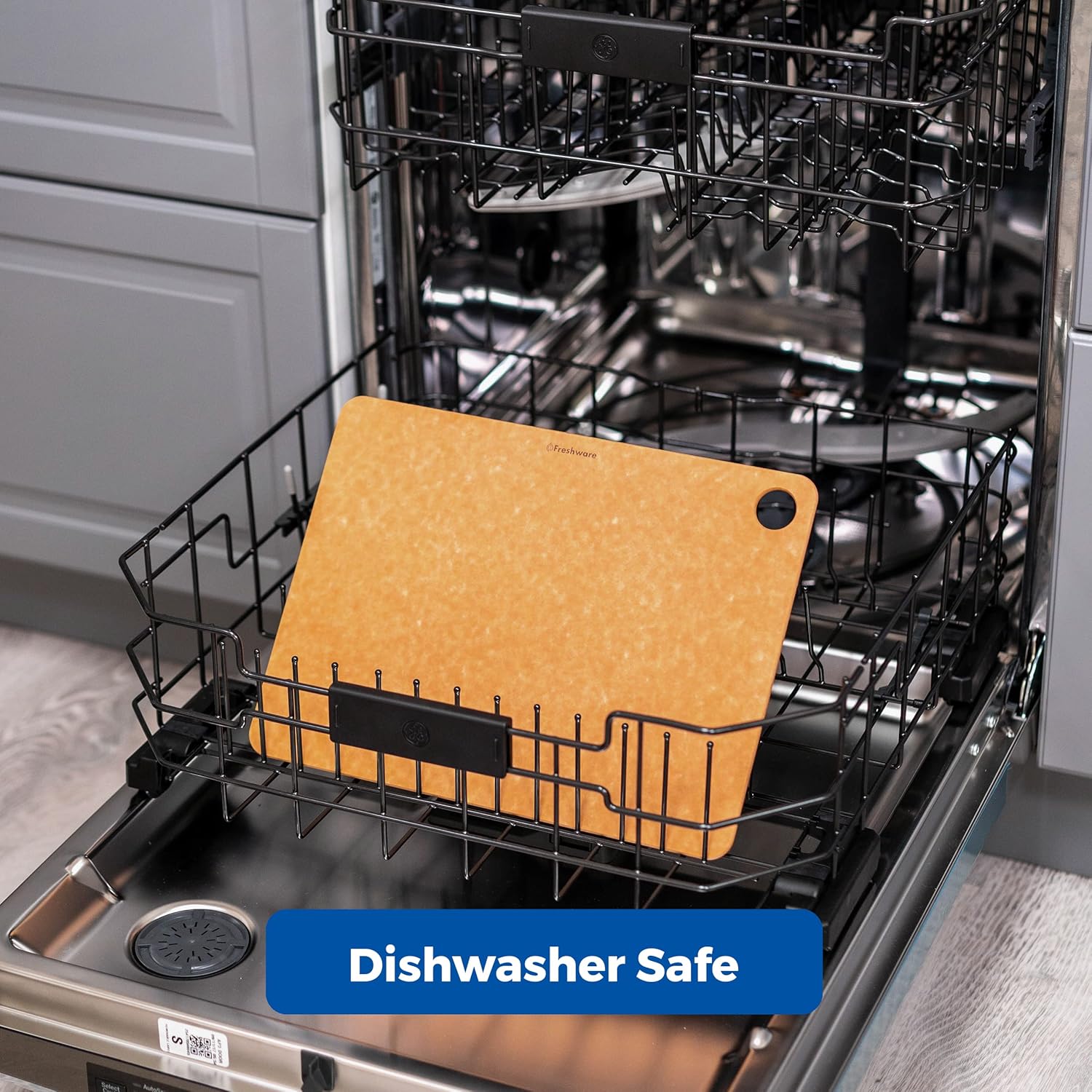 Tabla de cortar para cocina, apta para lavavajillas, tabla de cortar de