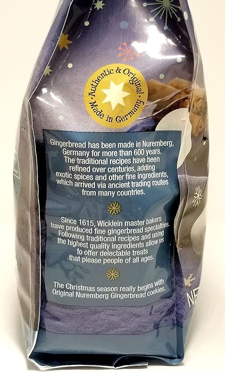 Wicklein Pfeffernusse Ice Gingerbread Cookie, 7 oz
