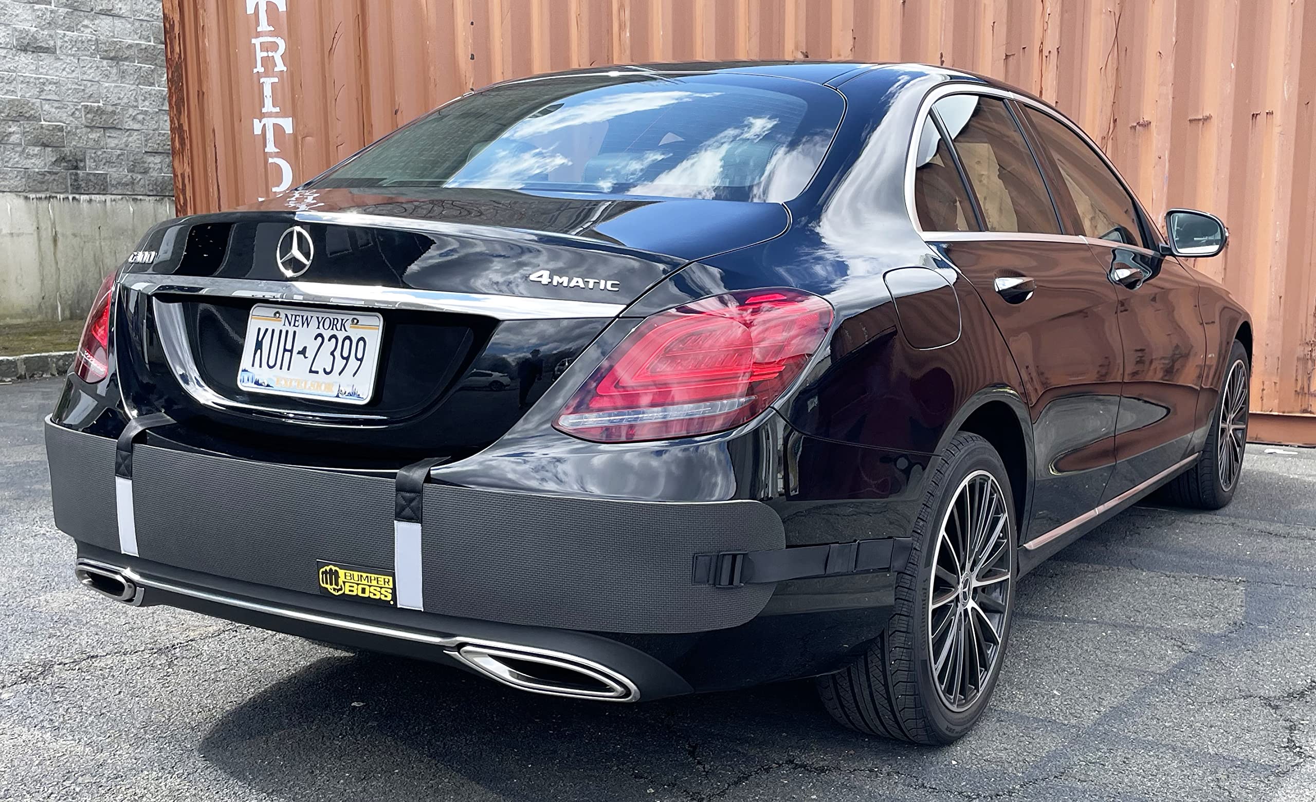 Bumper Guard - New & Upgraded Rear Bumper Protector for Cars and SUVs (76” Wide x 8” Tall)