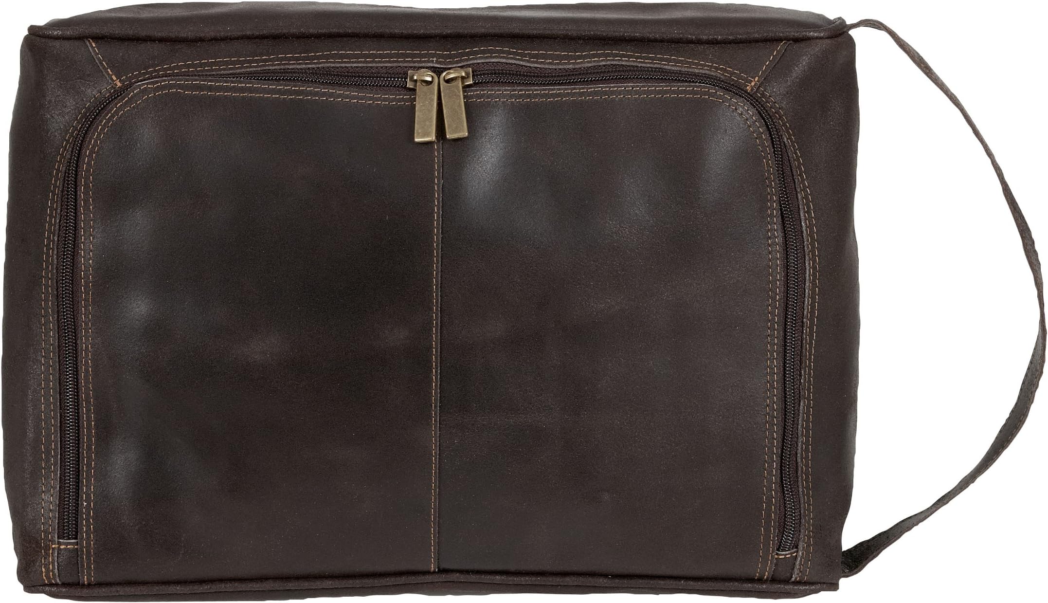 Winston Collection Deluxe Vaquetta Leather Golf Shoe Bag