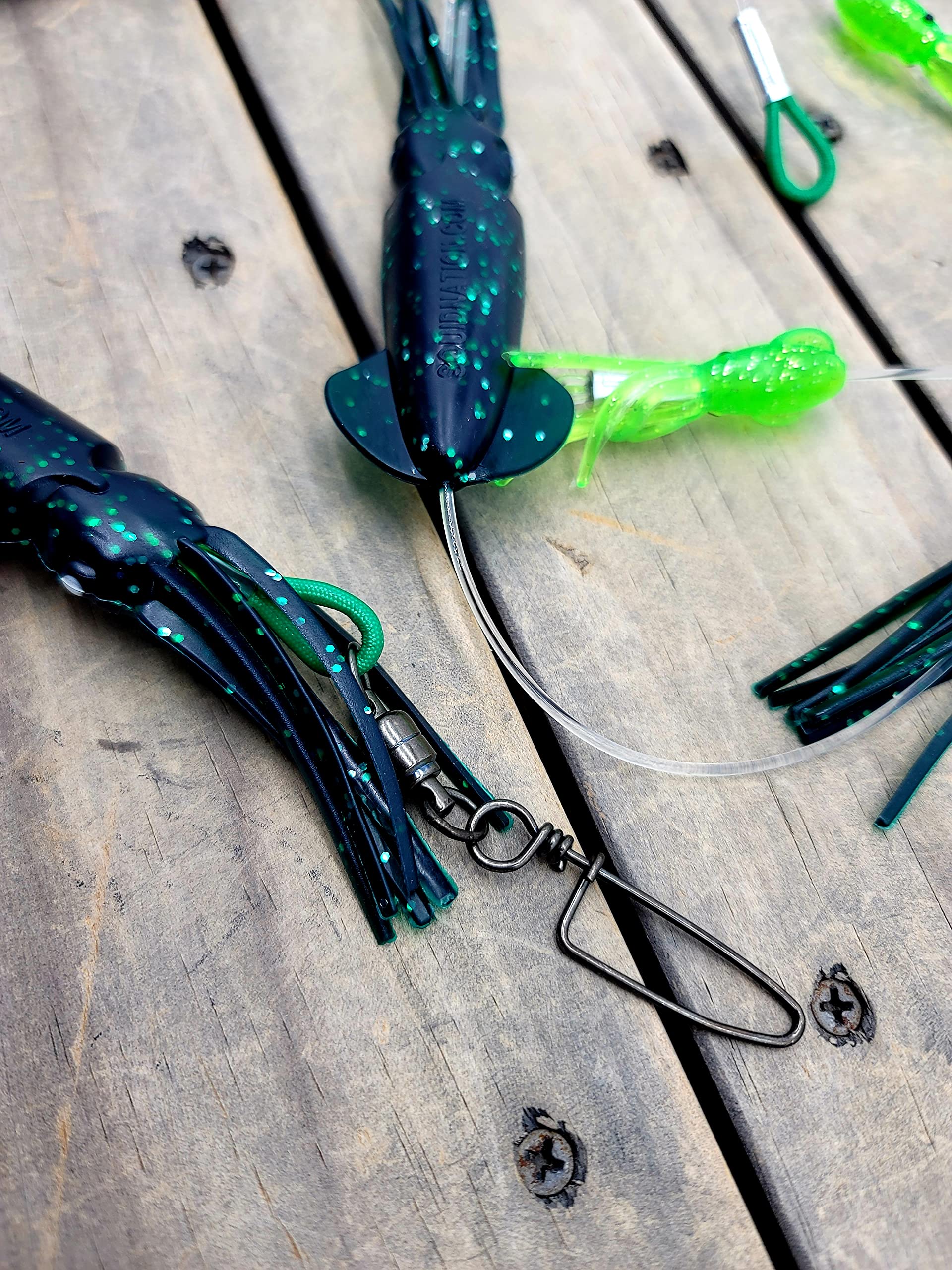 Daisy Chain Fishing Lure SquidNation Game Fish Mini Flippy Floppy ...