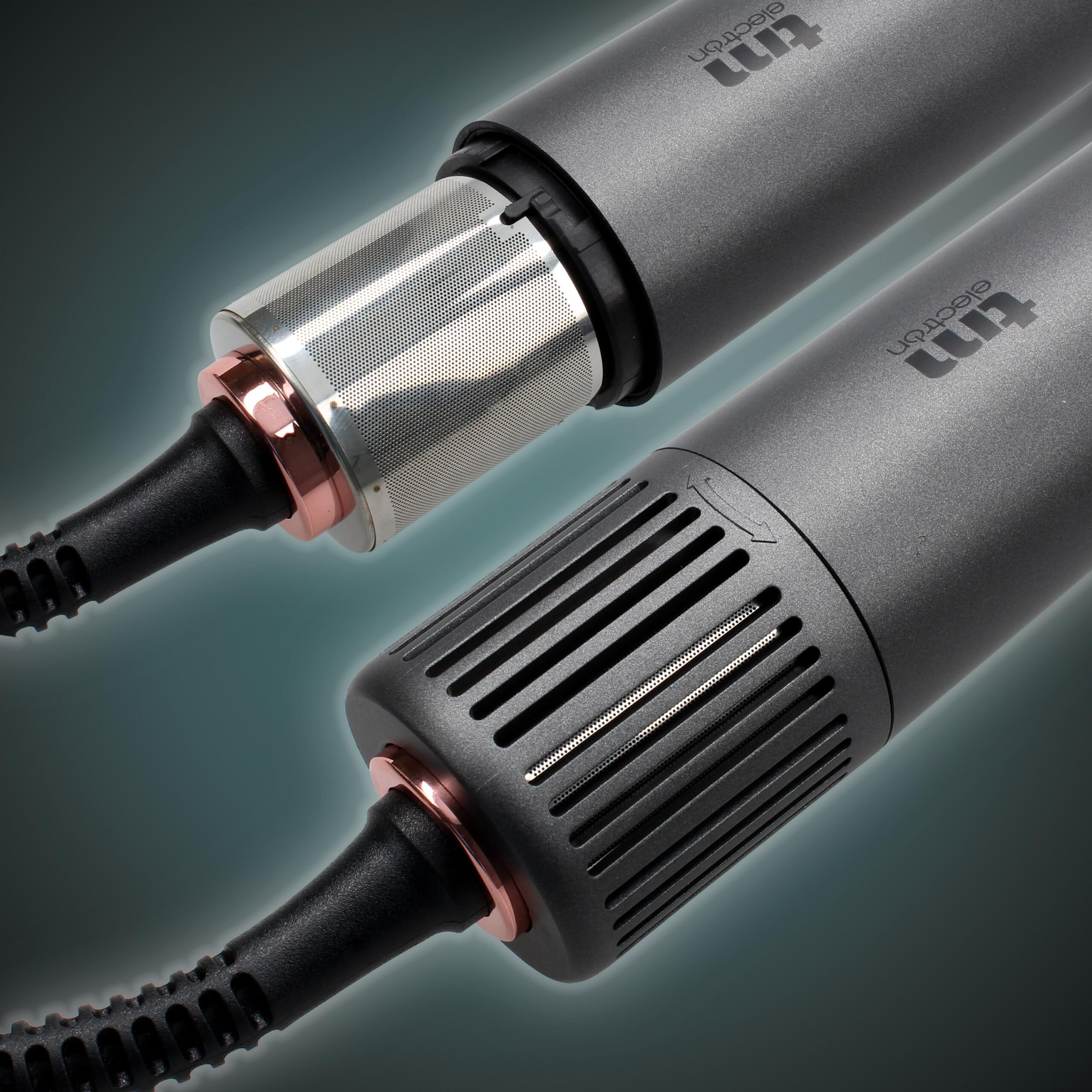 Moldeador de Pelo Multifunción Iónico 6 en 1 1300W – Secador, Rizador y Cepillo de Aire Caliente con 6 Accesorios, Motor Digital 110.000 rpm, Antifrizz, Secado Rápido