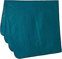 Vista 8 de Chezmoi Collection Luca - Juego de colcha de 3 piezas extragrande, tamaño king, verde azulado - Edredón de verano de microfibra ligera de 118 x 106