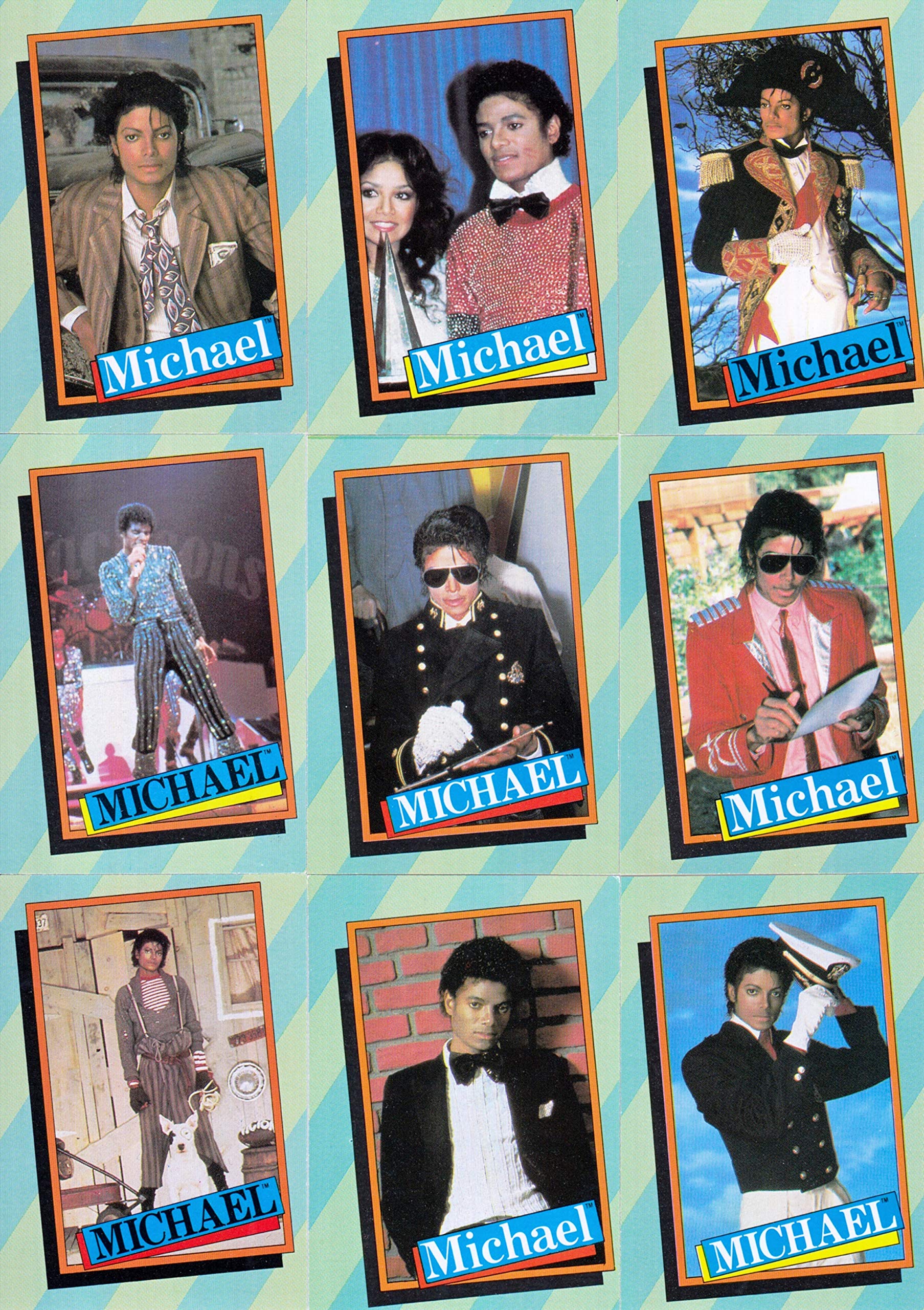 Amazon.com: Michael Jackson Series 2 1984 Topps Complete Base Card Set of  33 No Stickers MU : Michael Jackson: Toys & Games