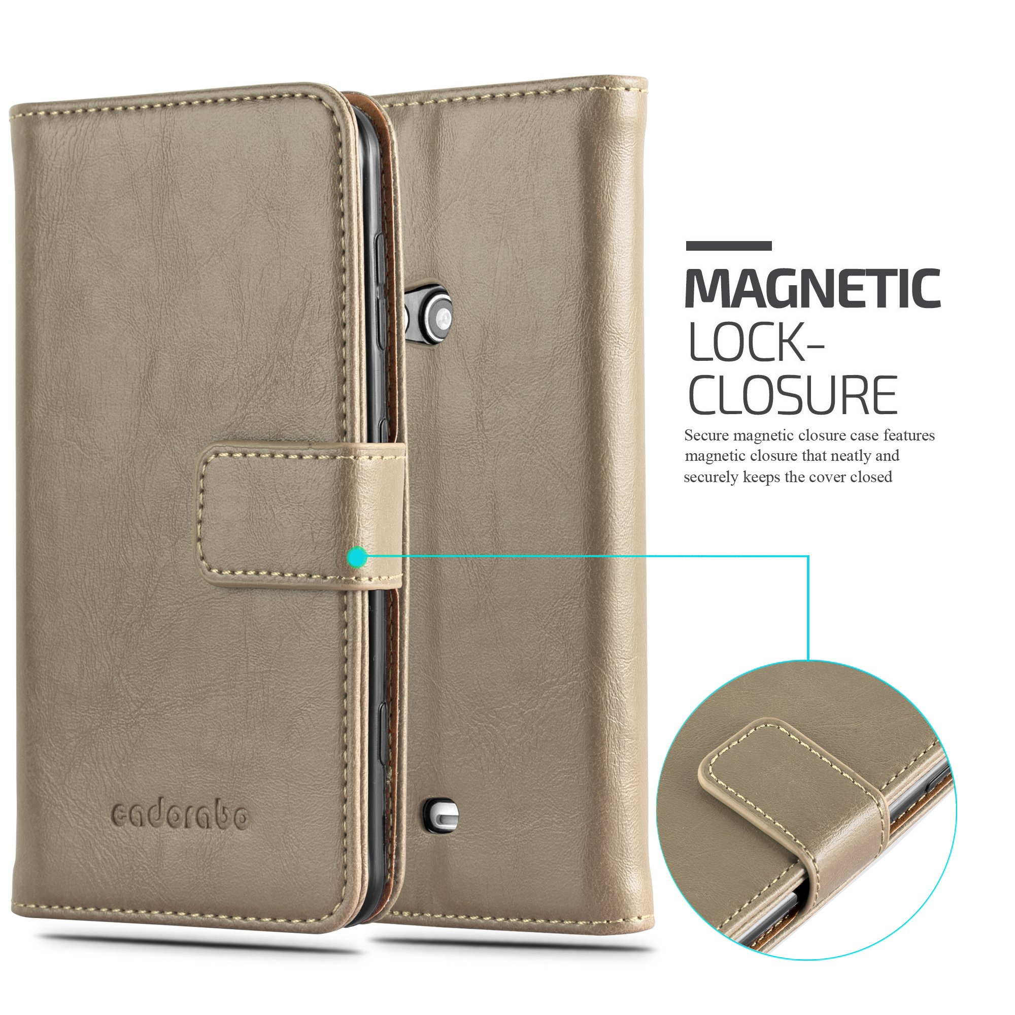 Kolay® Rosa Custodia in Pelle per Nokia Lumia 625 incluso pellicola di protezione schermo