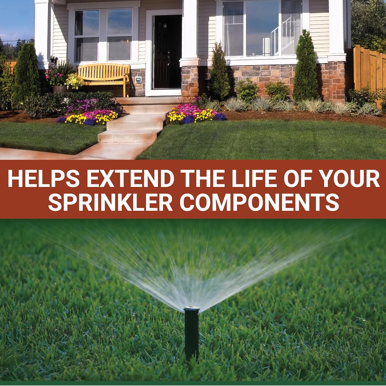 Rid-O-Rust Outdoor Rust Preventer, Extreme Water, Prevents Stains Caused by Irrigation, 64 Ounce Bottle
