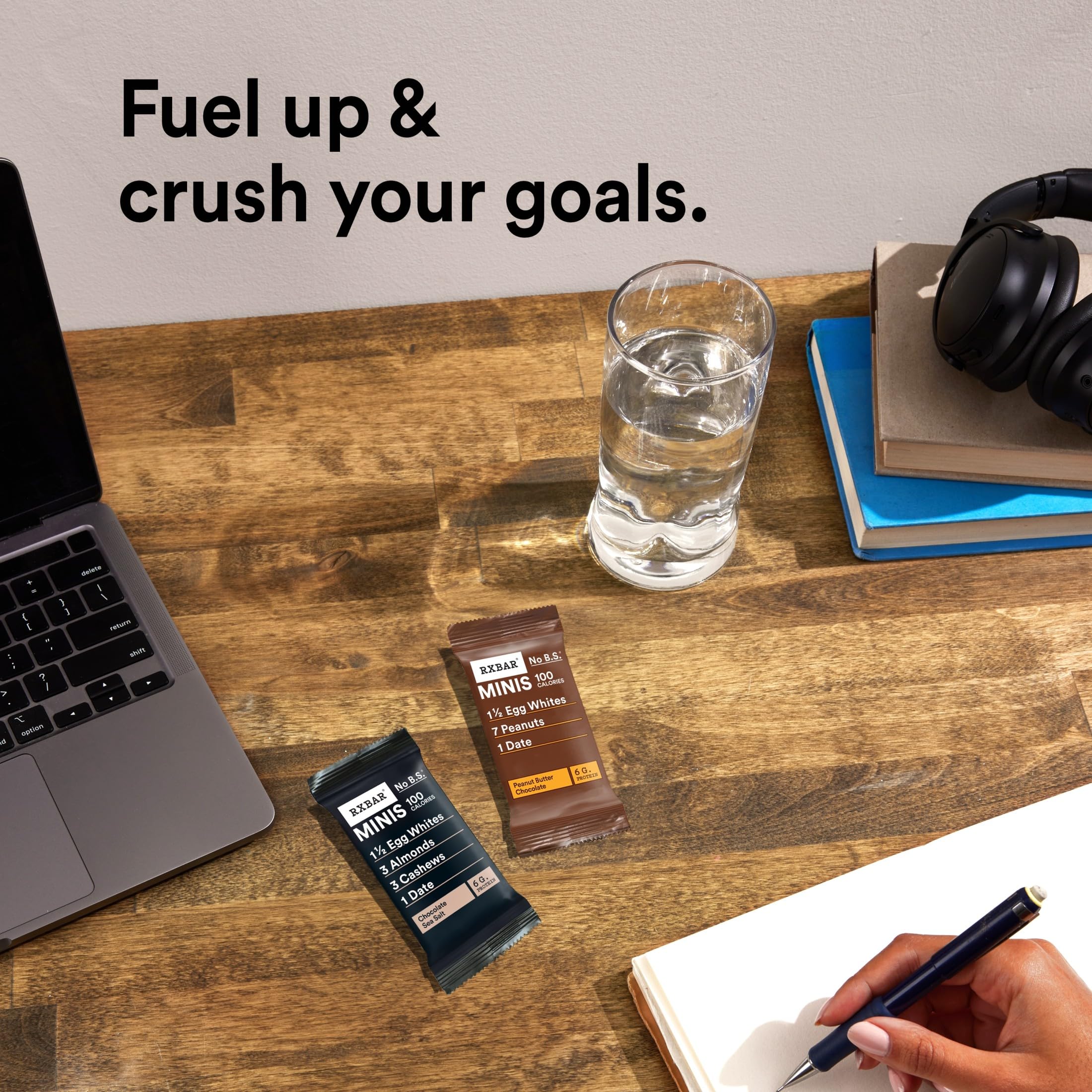 RXBAR Minis Barra de proteínas de 6 g de proteína sin gluten, paquete variado (4 cajas, 32 barras)
