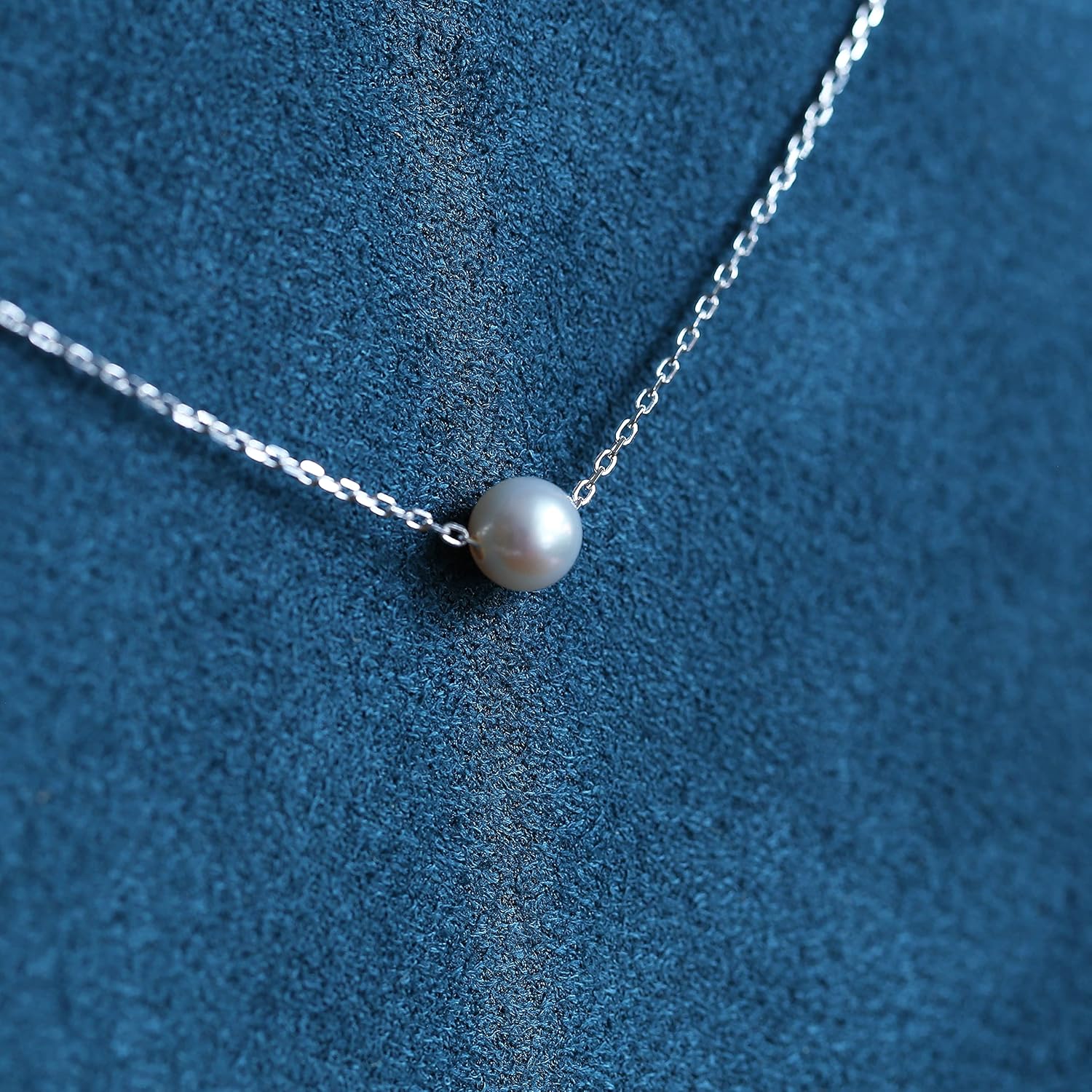 18th Birthday Gifts for Girls, Single Pearl Necklace Crafted with 6mm Freshwater Cultured Pearl and Sterling Silver Adjustable Cable Chain, Gifts for Teenage Girls - Image 3