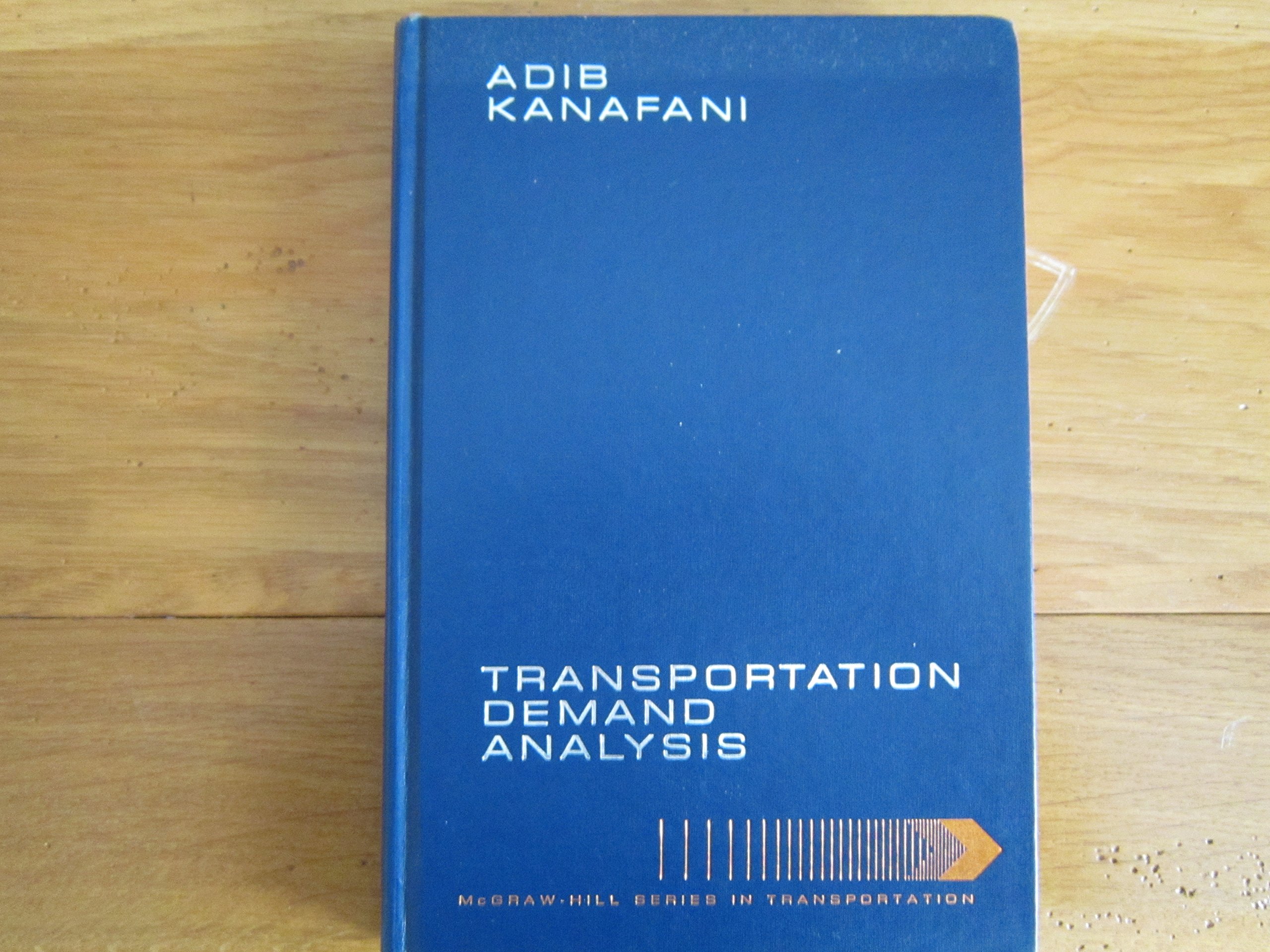 Buy Transportation Demand Analysis — BookShops.in