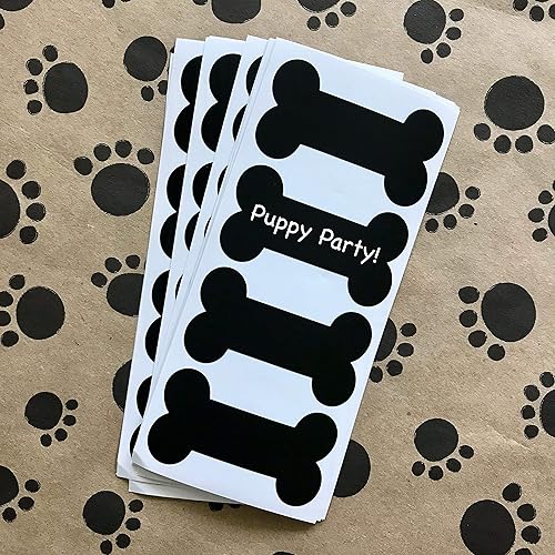 Miniatura 4 de Dog Bone - Etiquetas de vinilo para pizarra (60 unidades)