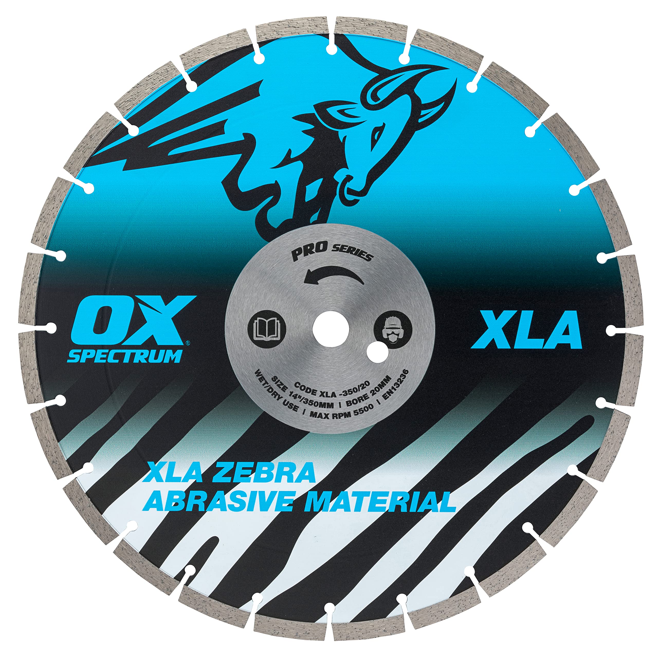 Ox Group Uk Ox Tools Xla-350/20 Ox Trade Xl Abrasive Diamond Blade - 350/20Mm Each
