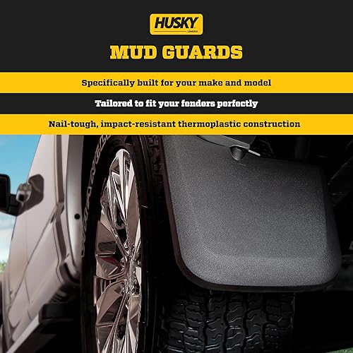 Miniatura 2 de Husky Liners - Protectores de barro delanteros  Compatible con Chevrolet ColoradoGMC Canyon 2015-2022 sin bengalas o revestimiento, juego delantero