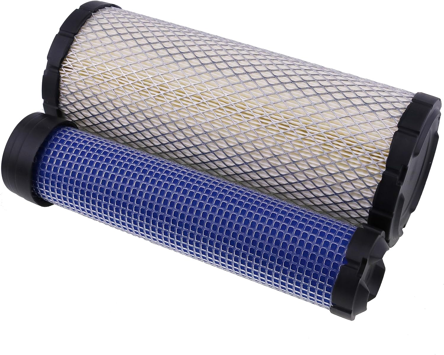 JZGRDN Inner & Outer Air Filter 11013-7044 11013-7045 Compatible with Kawasaki FXT00V FD731V FX651V FX691V FX730V FX751V FX801V FX850V FX921V Engines
