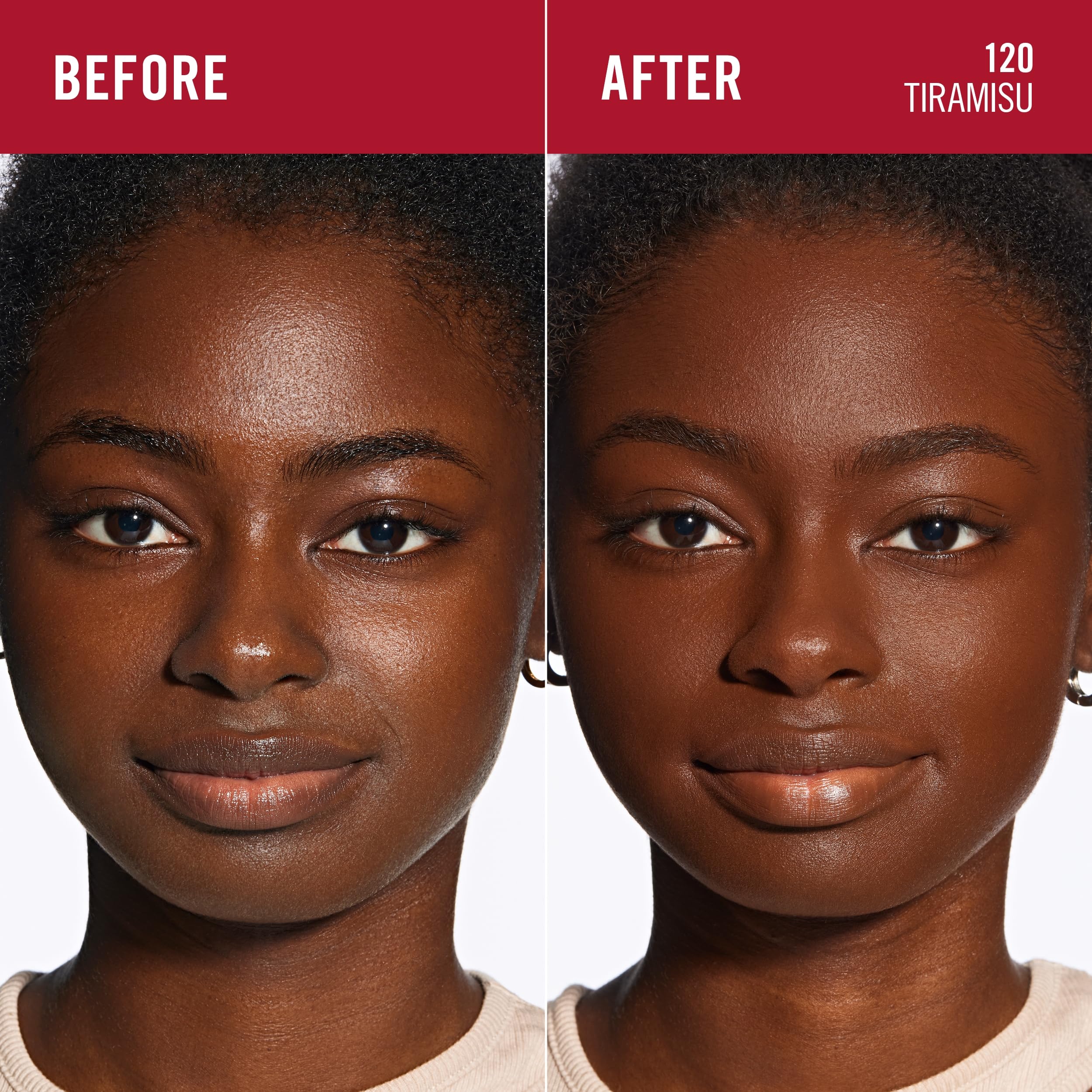 Rimmel Multi-Tasker Wake Me Up Foundation & Concealer 120 Tiramisu, Depuffs & Brightens Dark Circles - Image 3