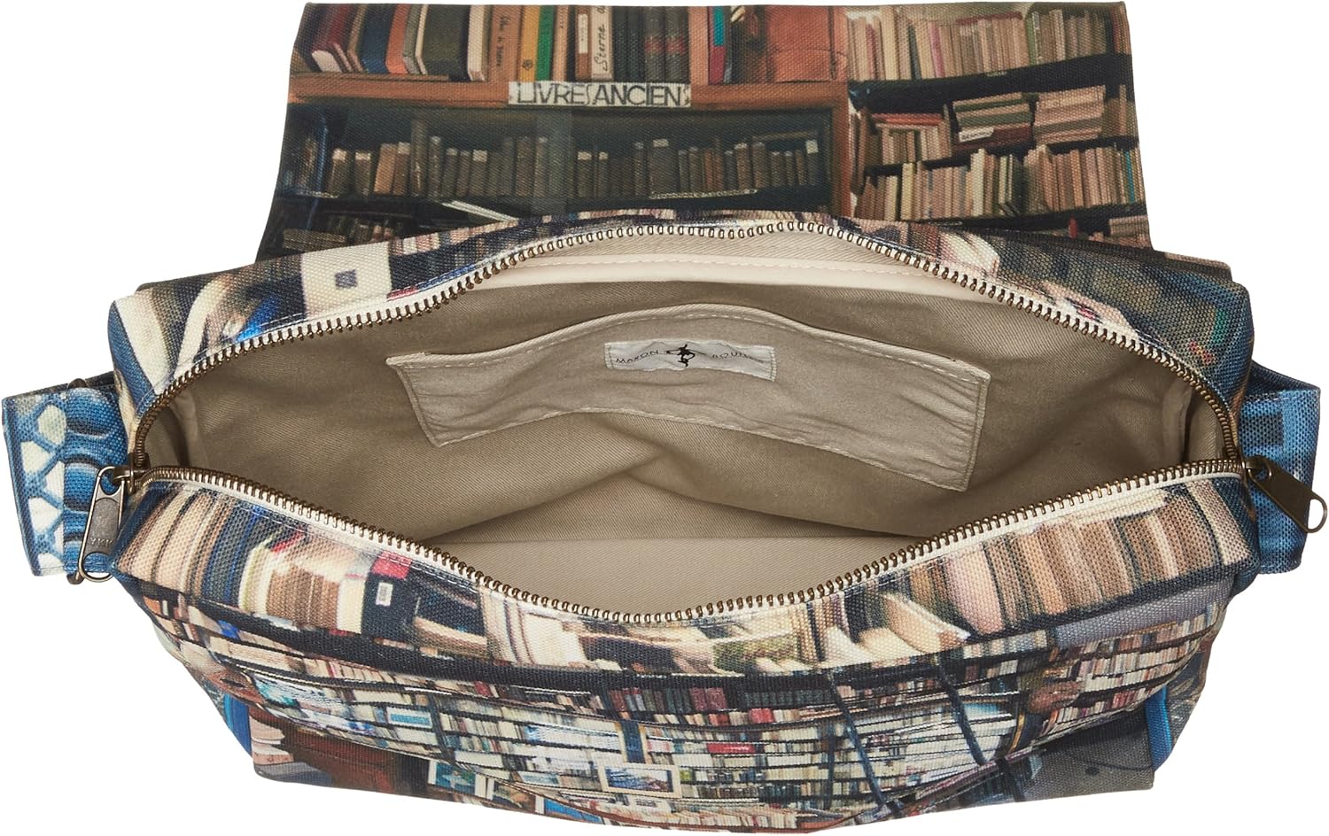 Amazon | [マロンブイー] ショルダーバッグ(大) 本屋 パリレトロ