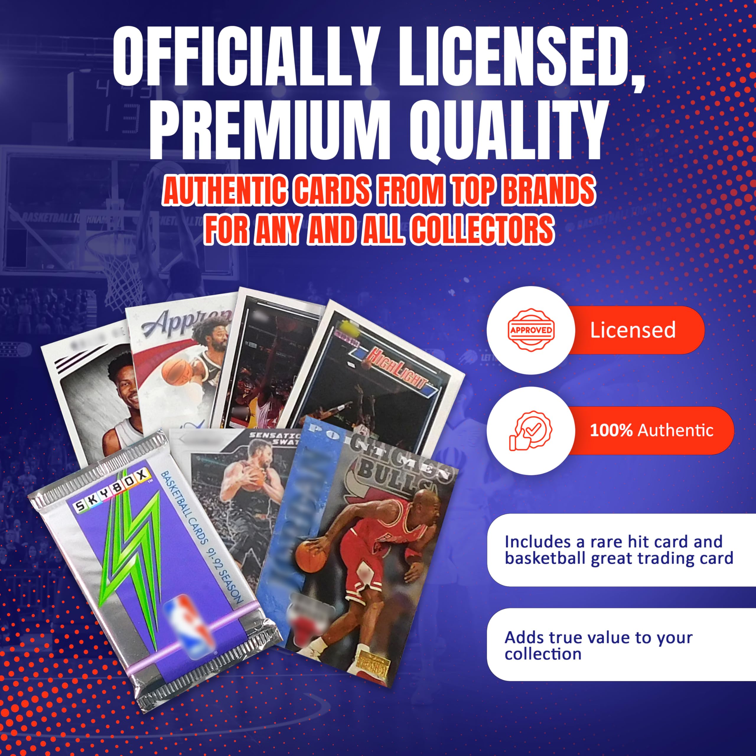 Amazon.com: Premium Basketball Card Collection | 100 Assorted