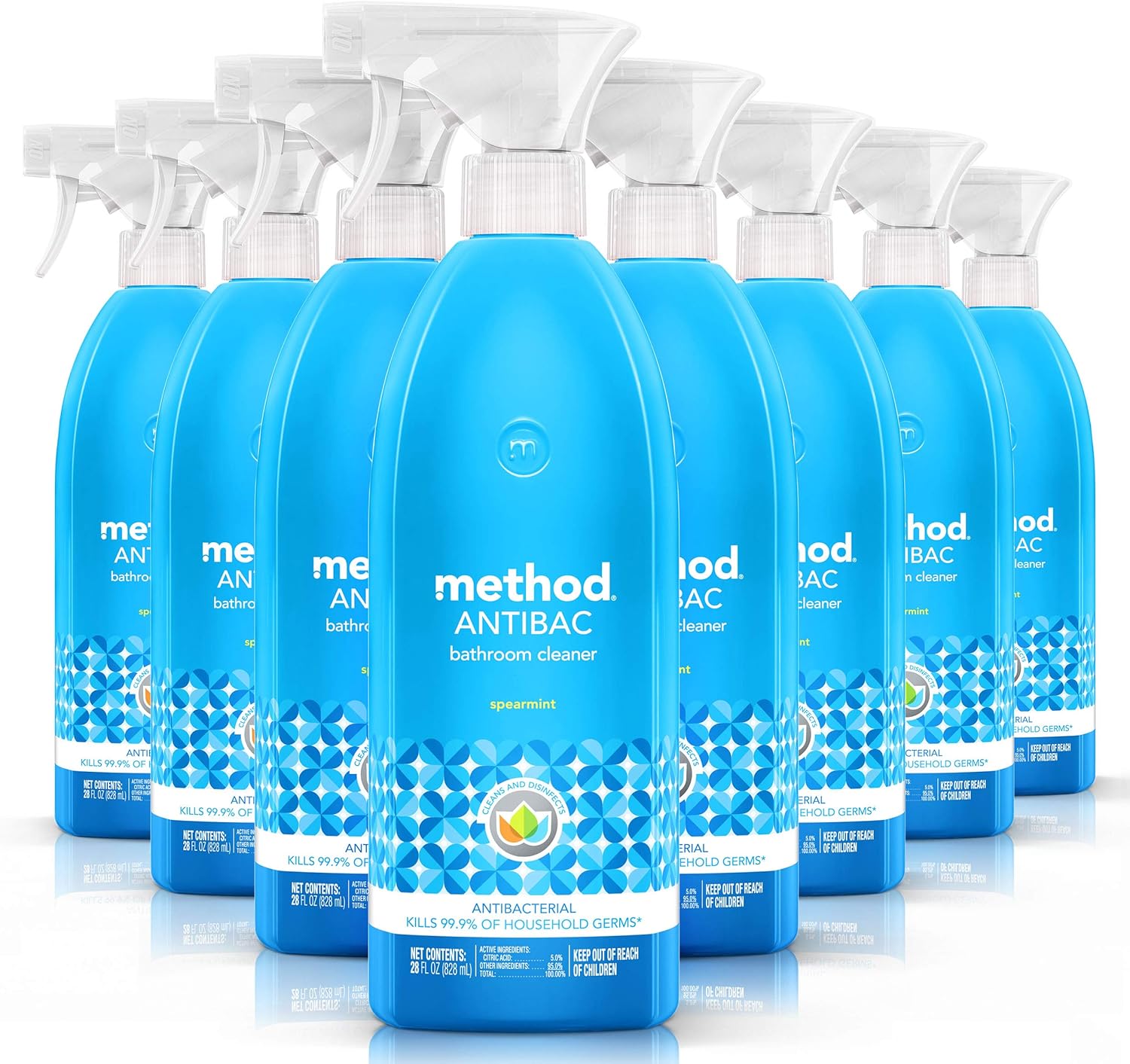 Method Antibacterial Bathroom Cleaner, Kills 99.9 of