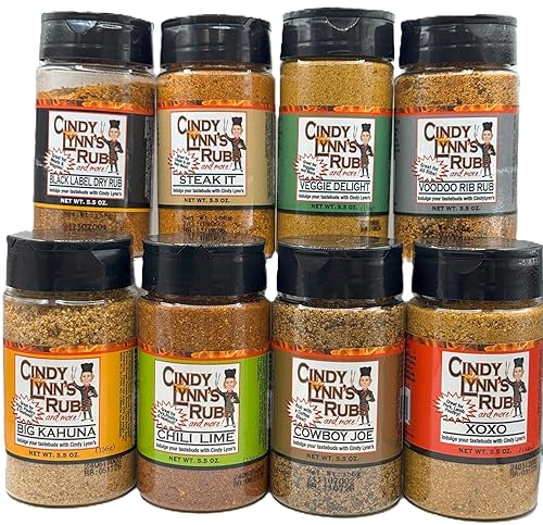 Miniatura 22 de Cindy Lynn's Oink Rub and Seasoning, 5.8 onzas (paquete de 1), sabroso frote seco para colillas de cerdo, costillas, pollo y pato, carnes a