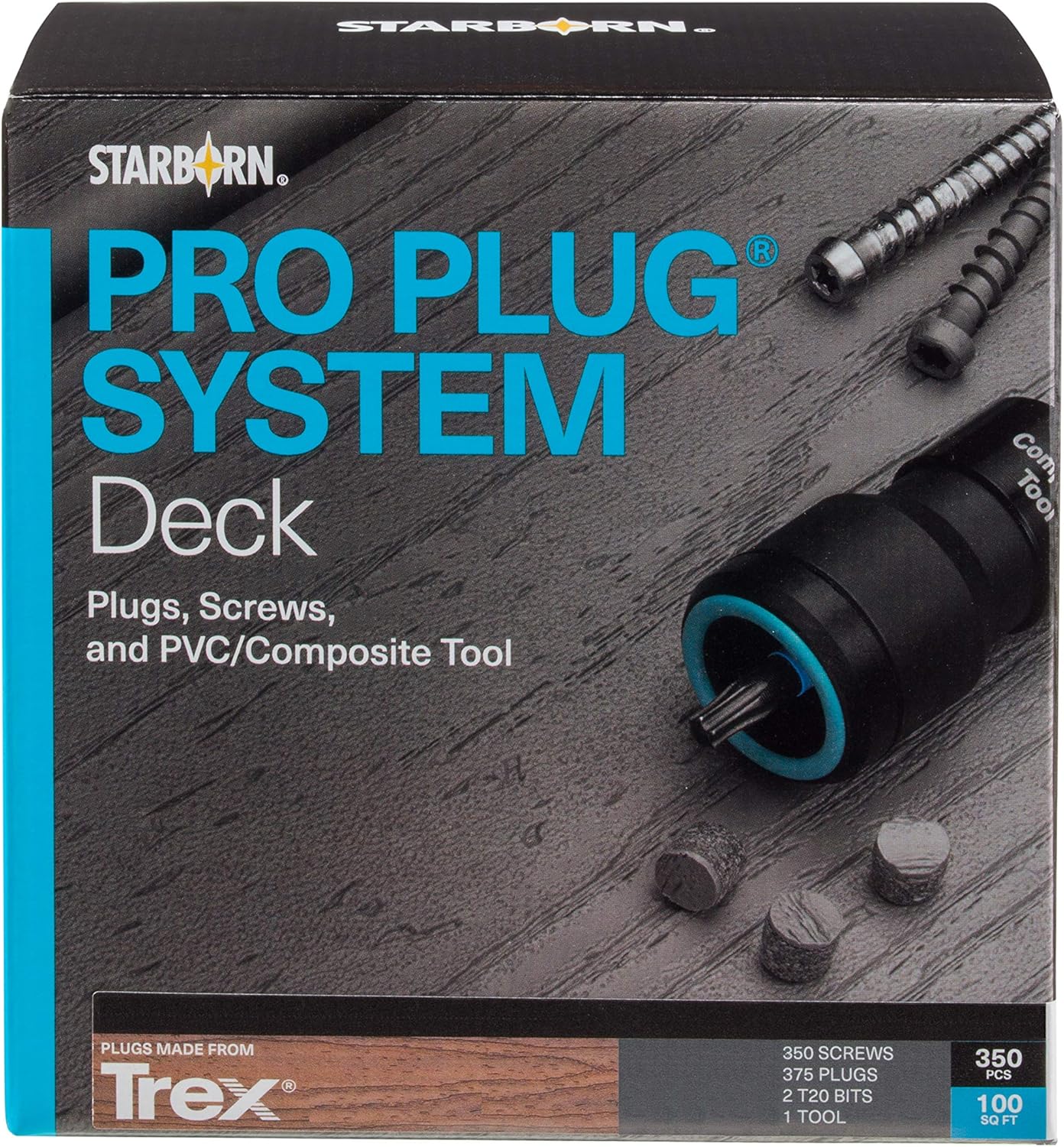 Pro Plug System for PVC Plugs and Stainless Steel Screws