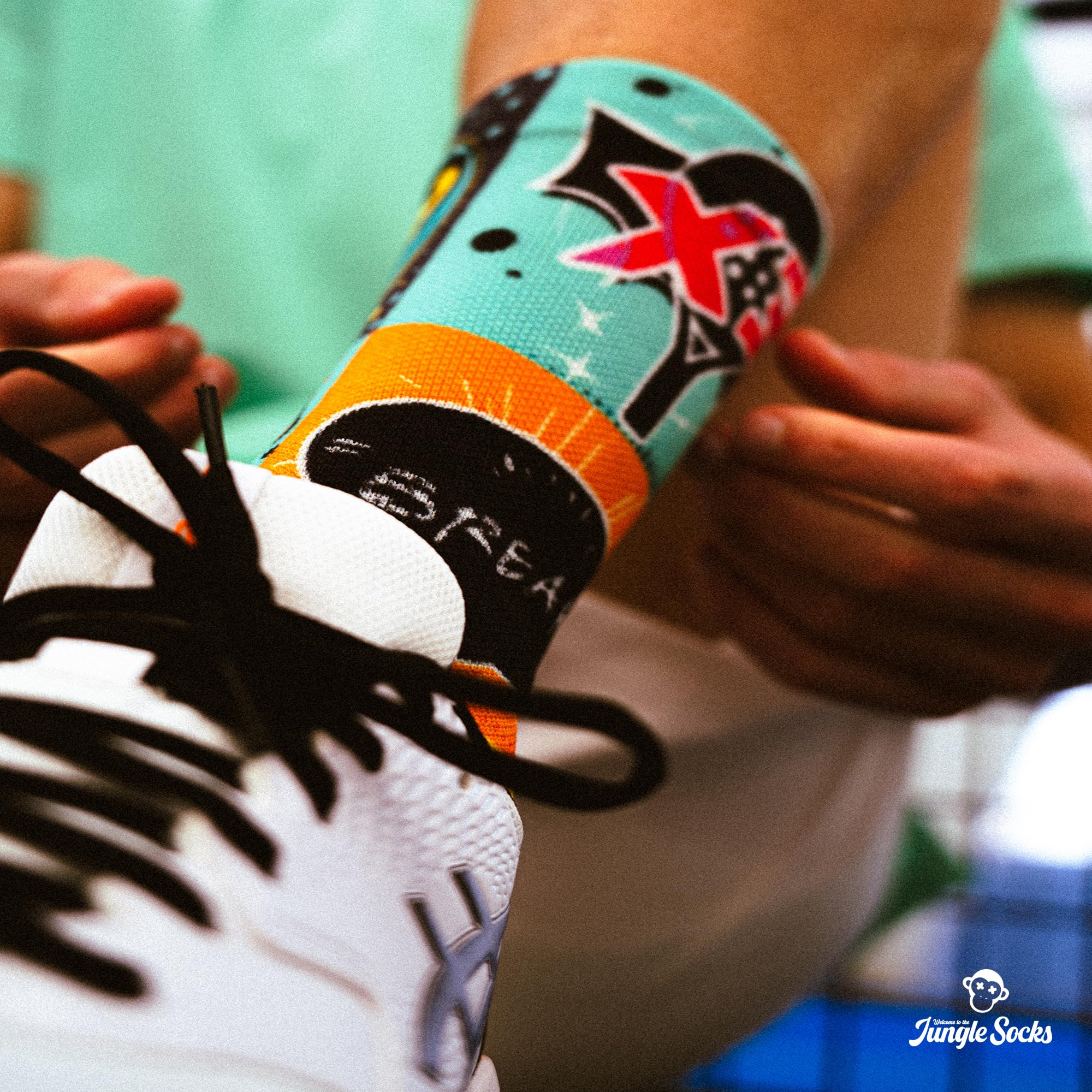 Jungle Socks Padel Series - Calcetines de Alto Rendimiento para Pádel, Transpirables, Compresivos y Reforzados.