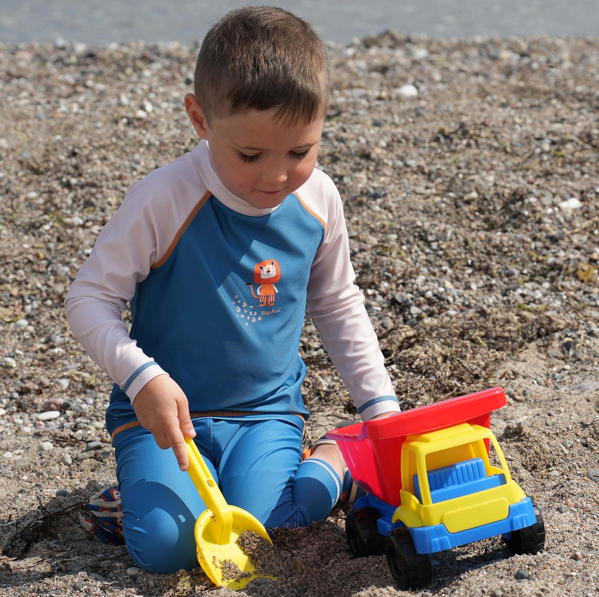 Playshoes Legginsy kąpielowe z ochroną UV, Petrol, 74-80
