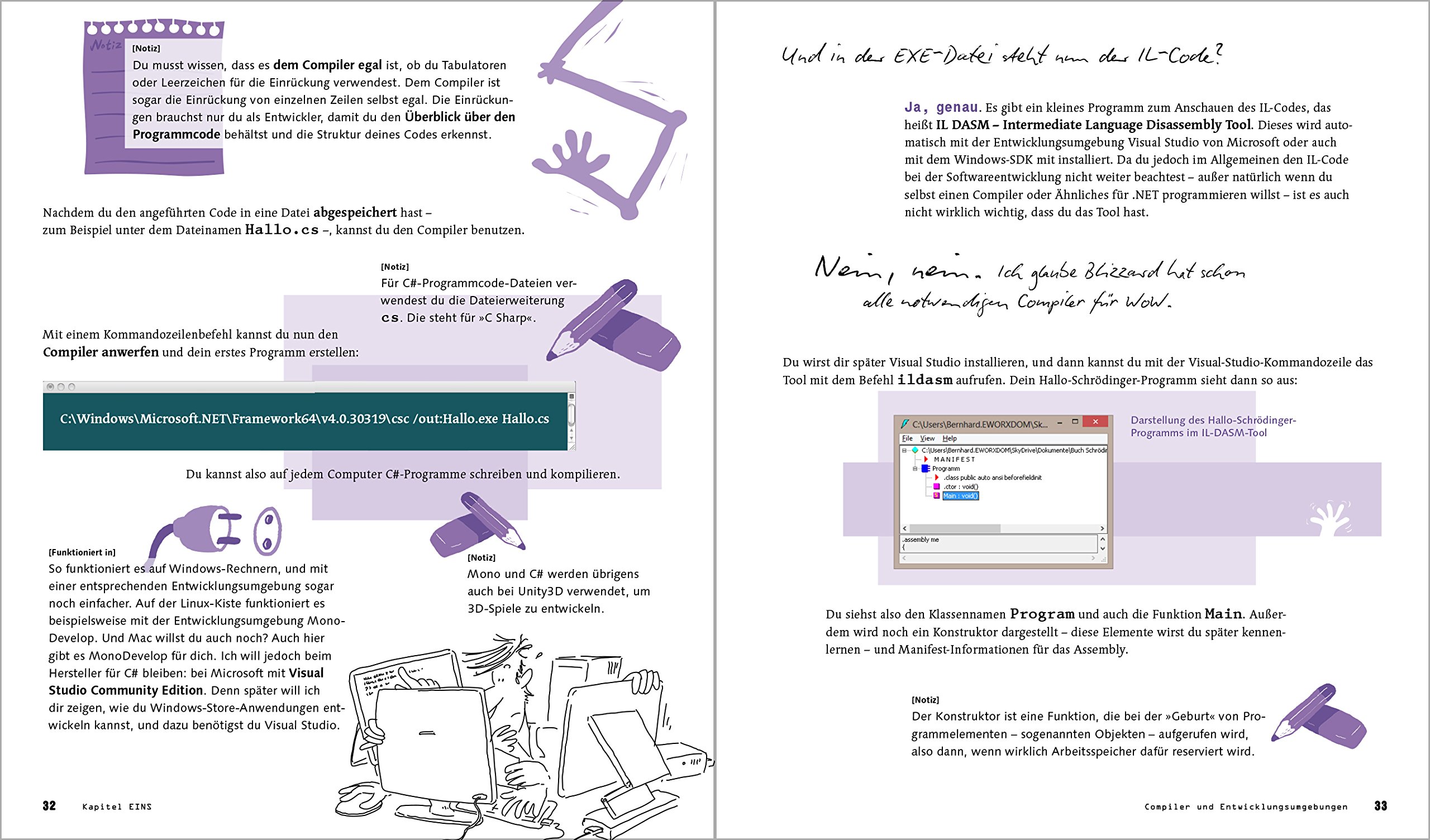 Schrödinger programmiert C#: Das etwas andere Fachbuch